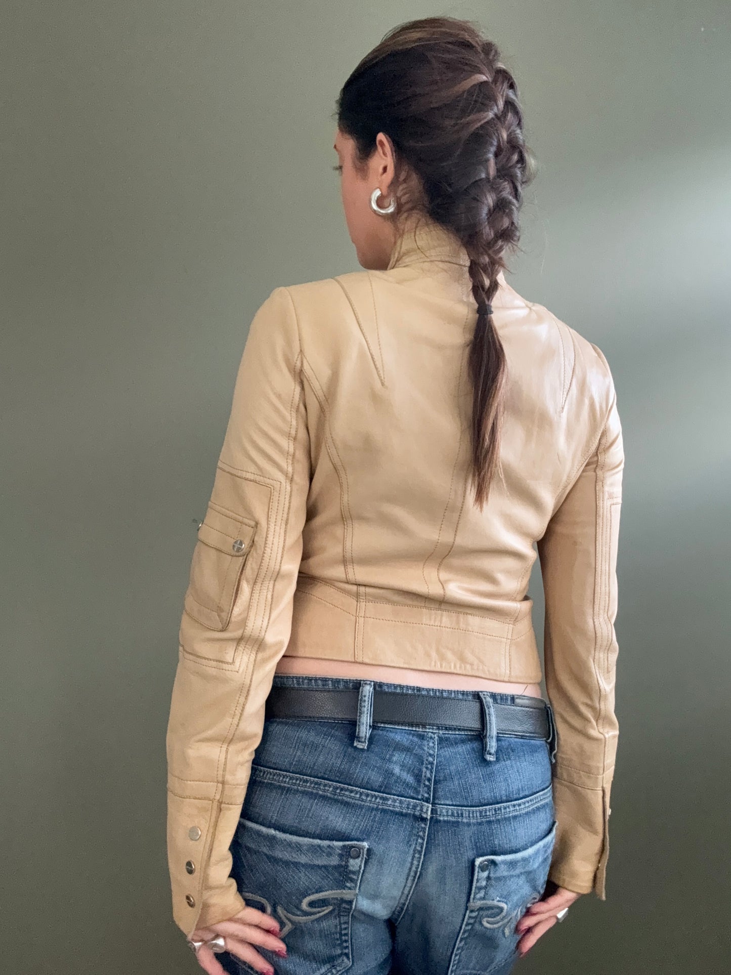 Karen Millen Leather Jacket (UK8)