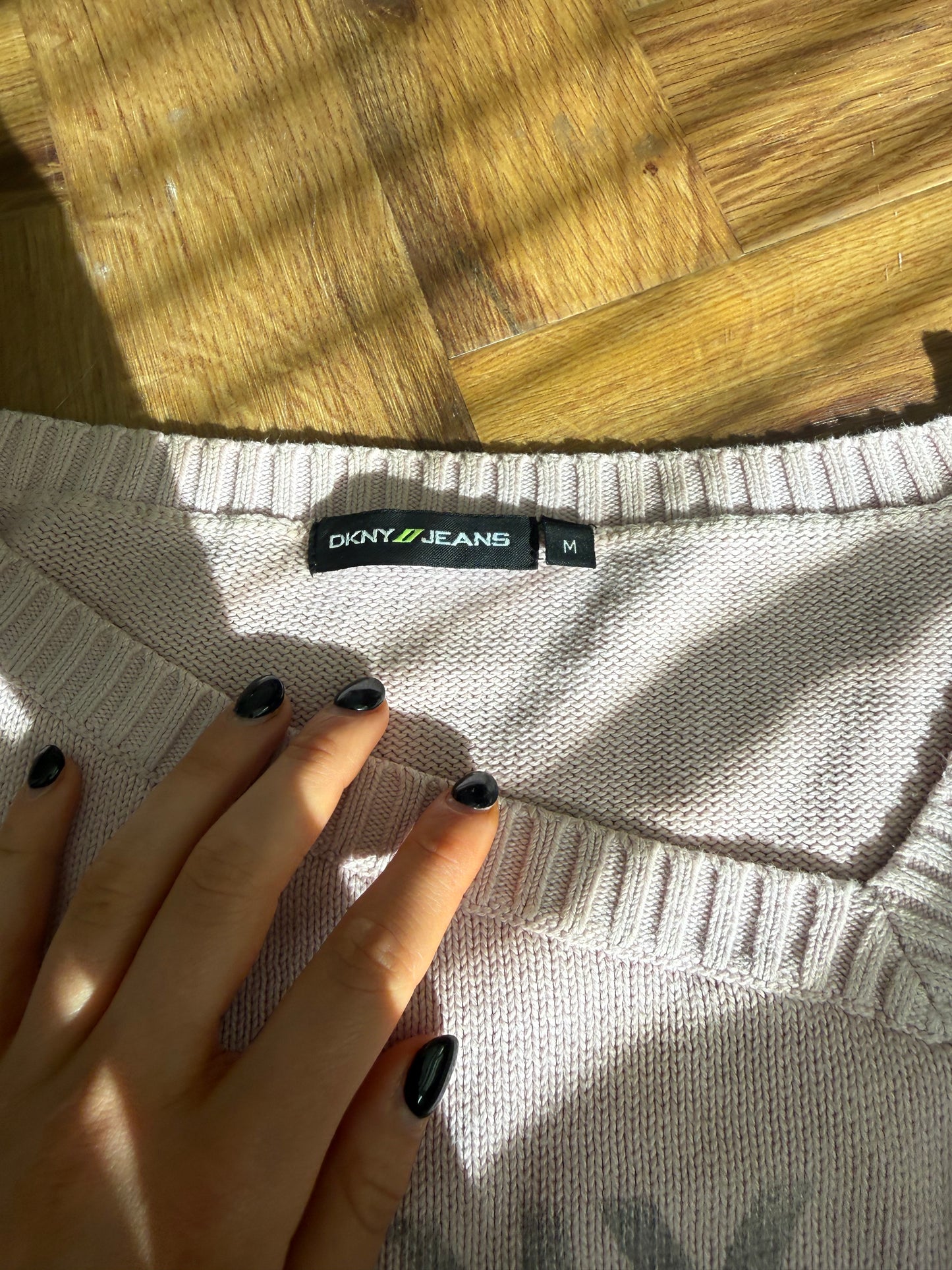 DKNY Asymmetric Knit Jumper (M)