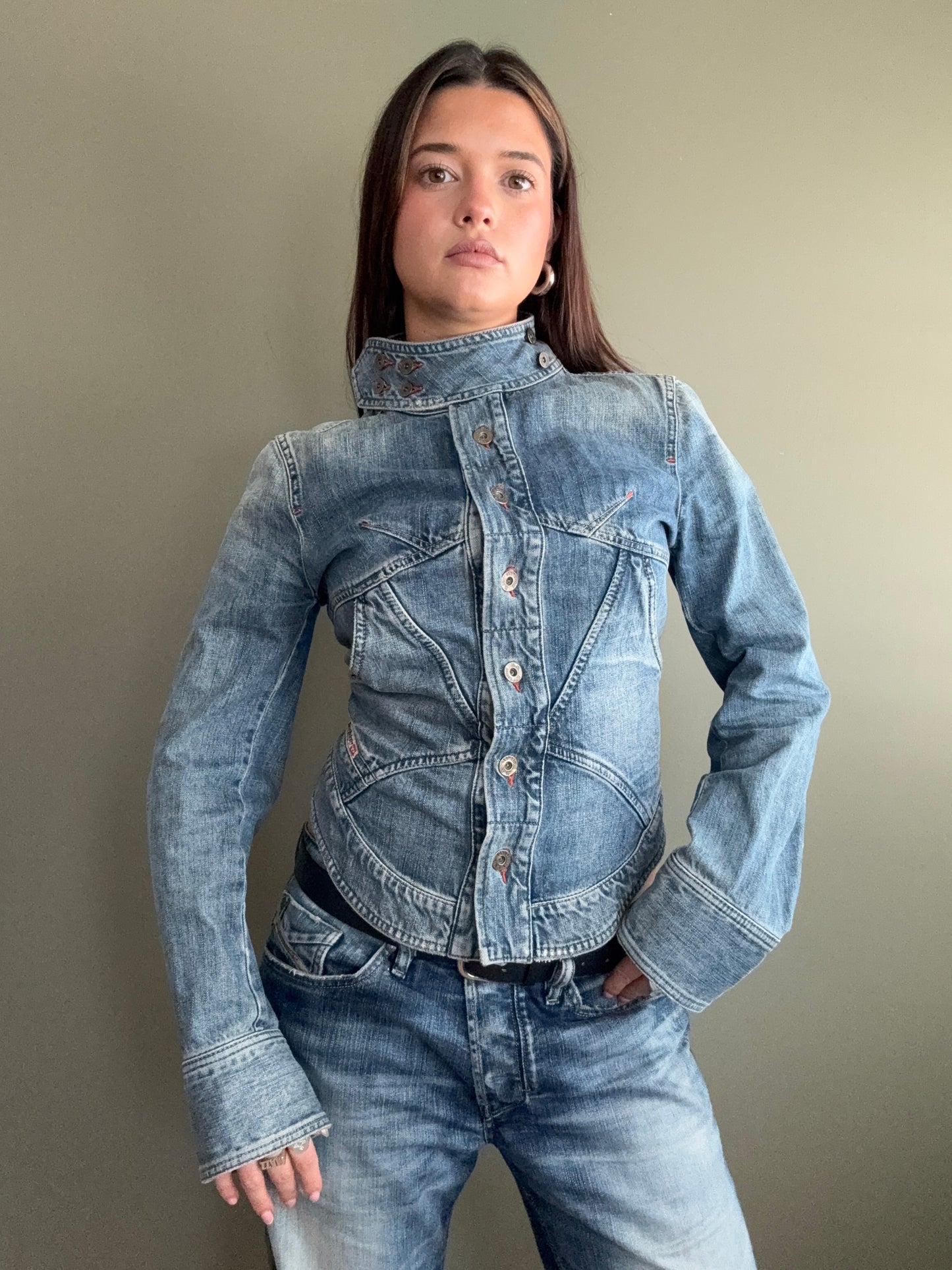 Diesel Denim Corset Jacket (L)