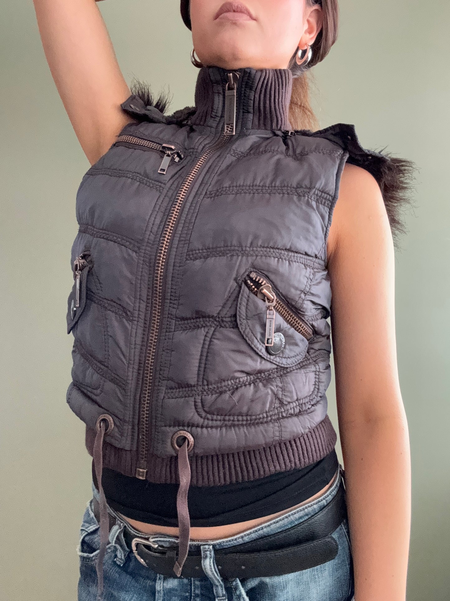 Y2K Puffer Gilet (UK10)