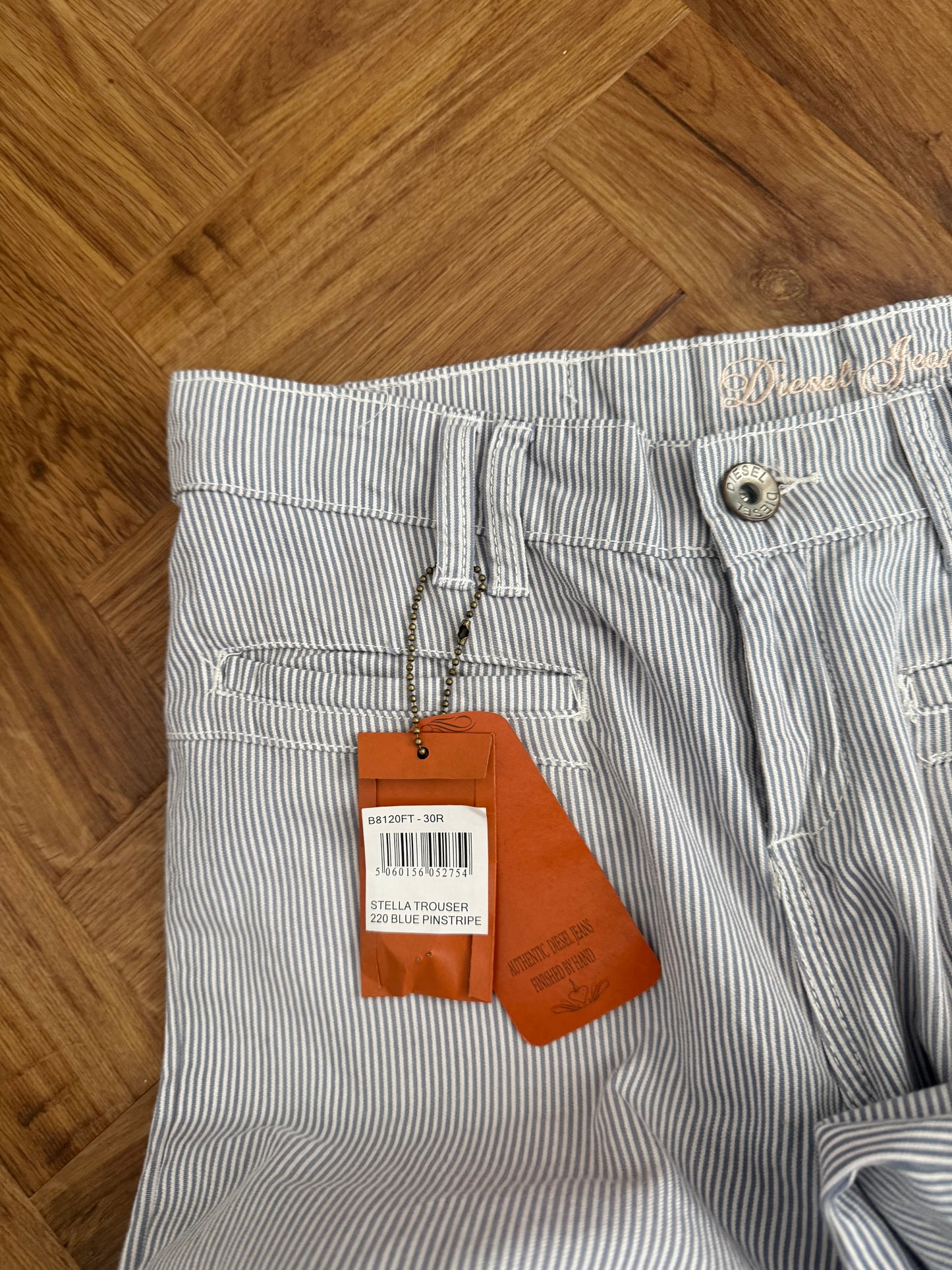 Diesel Cotton Pinstripe Trouser (30R)