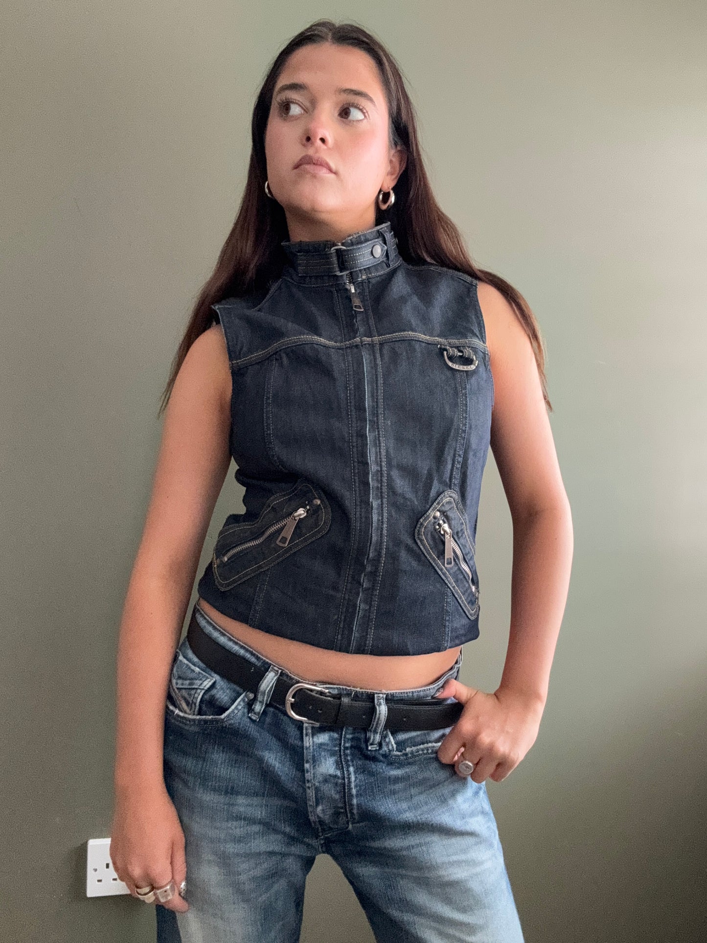 Diesel Denim Gilet (S)