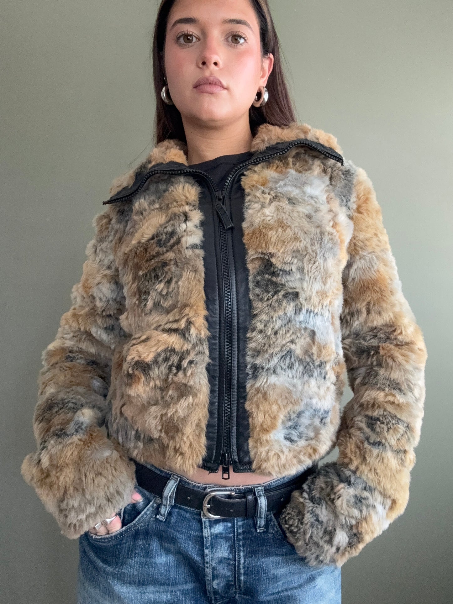 Armani Faux Fur Jacket (UK10)