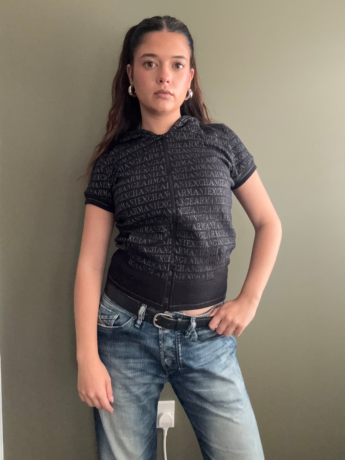 Armani Shortsleeve Hoodie (S)