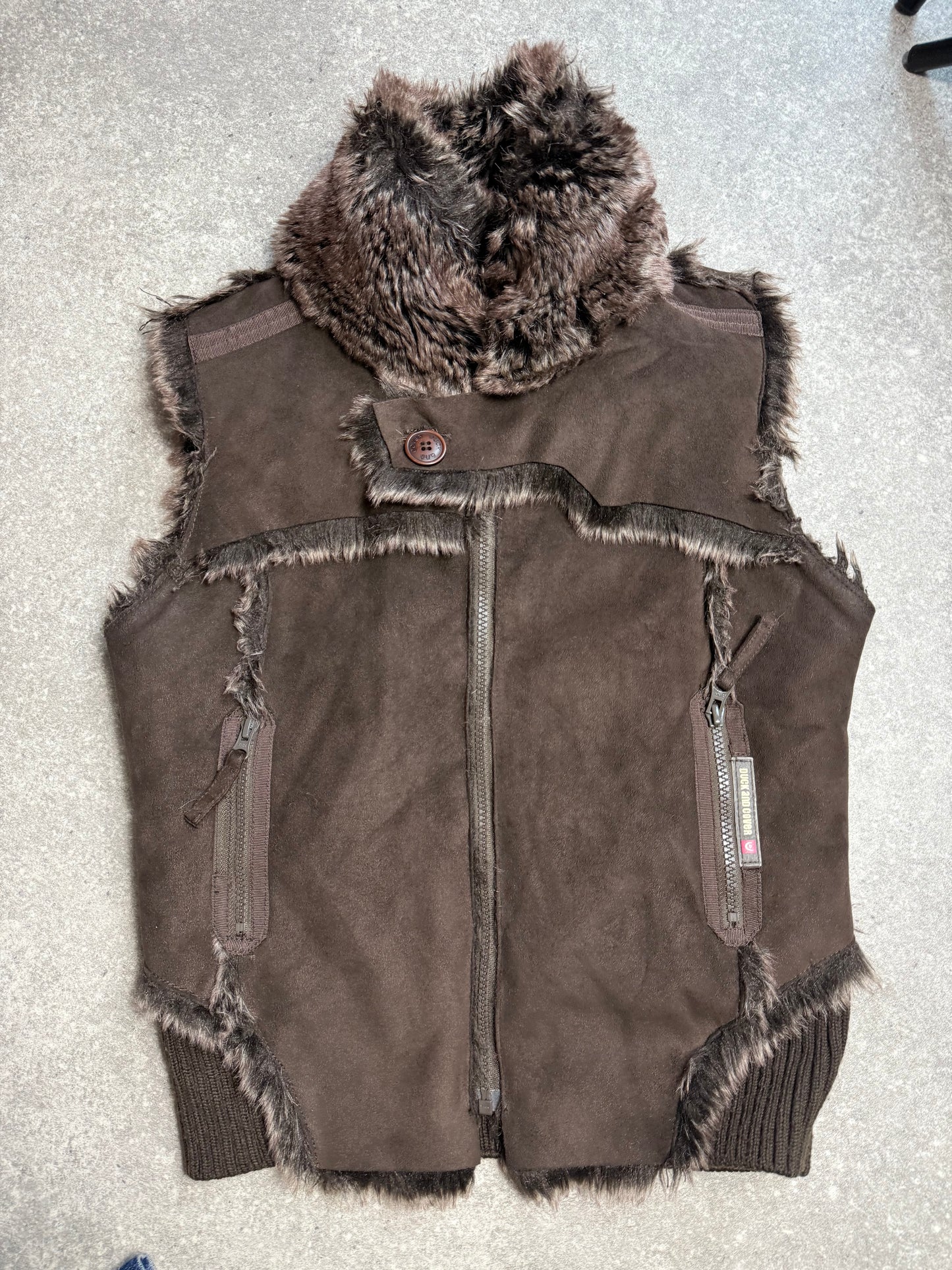 Faux Fur Gilet (S)