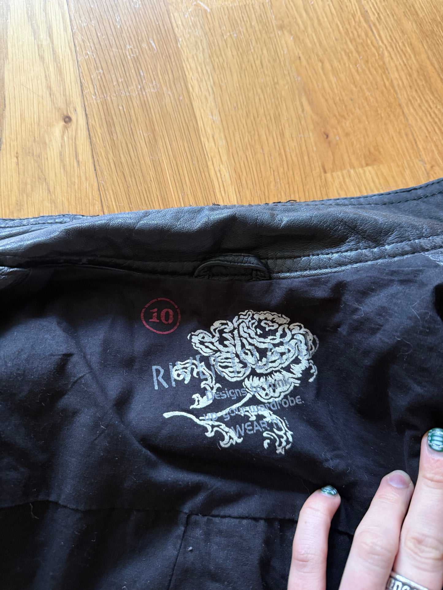 Leather Corset Jacket (UK10)