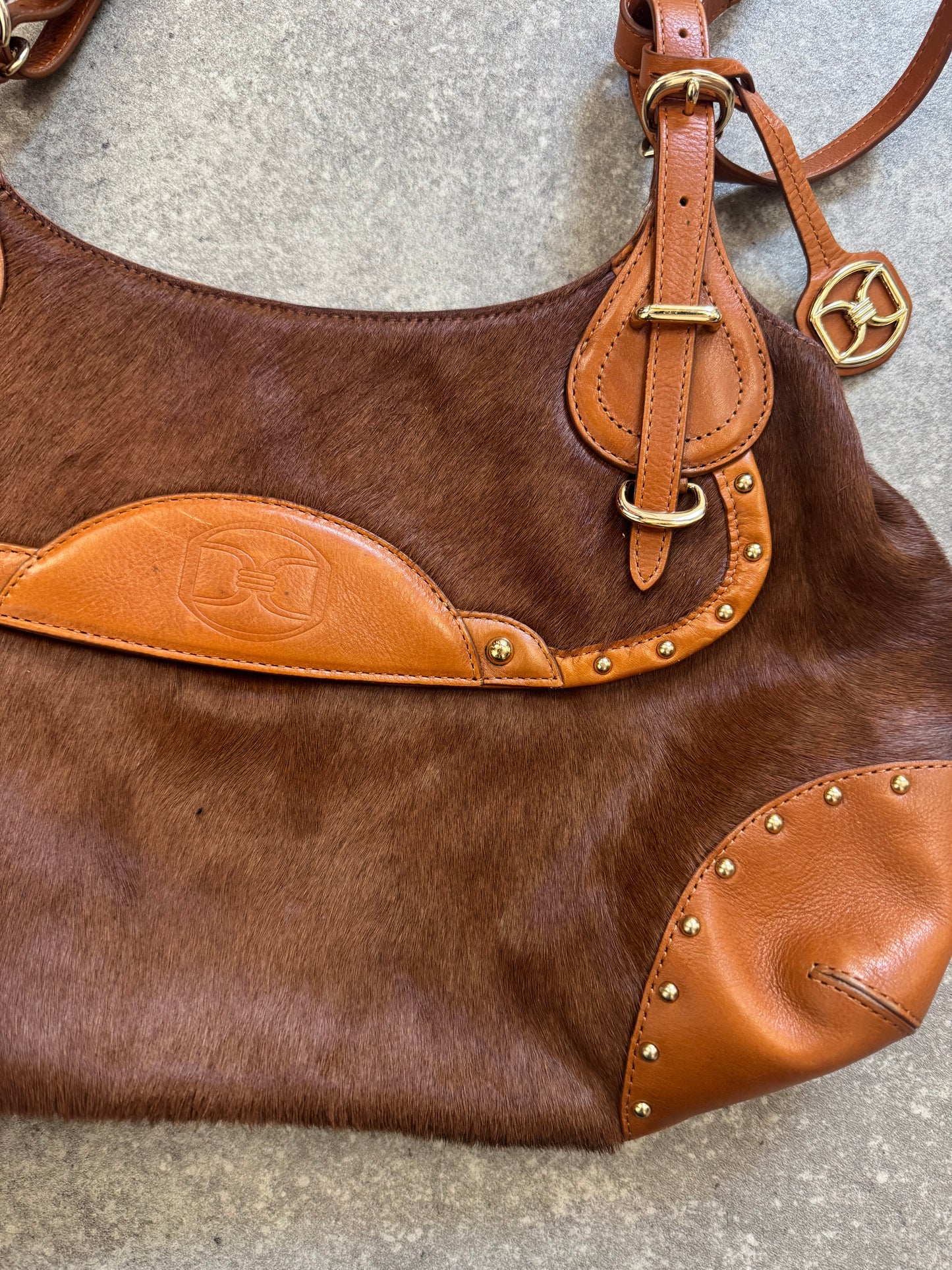 DKNY Textured Shoulder Bag