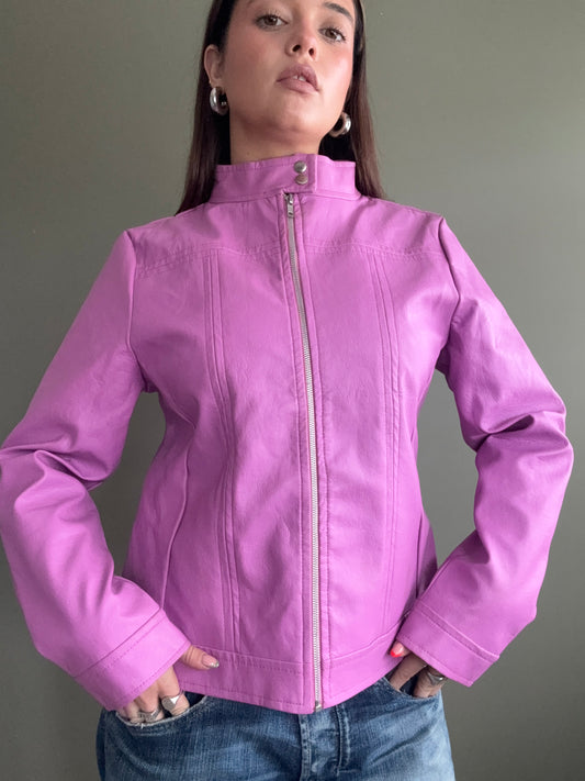 Faux Leather Jacket (UK14)