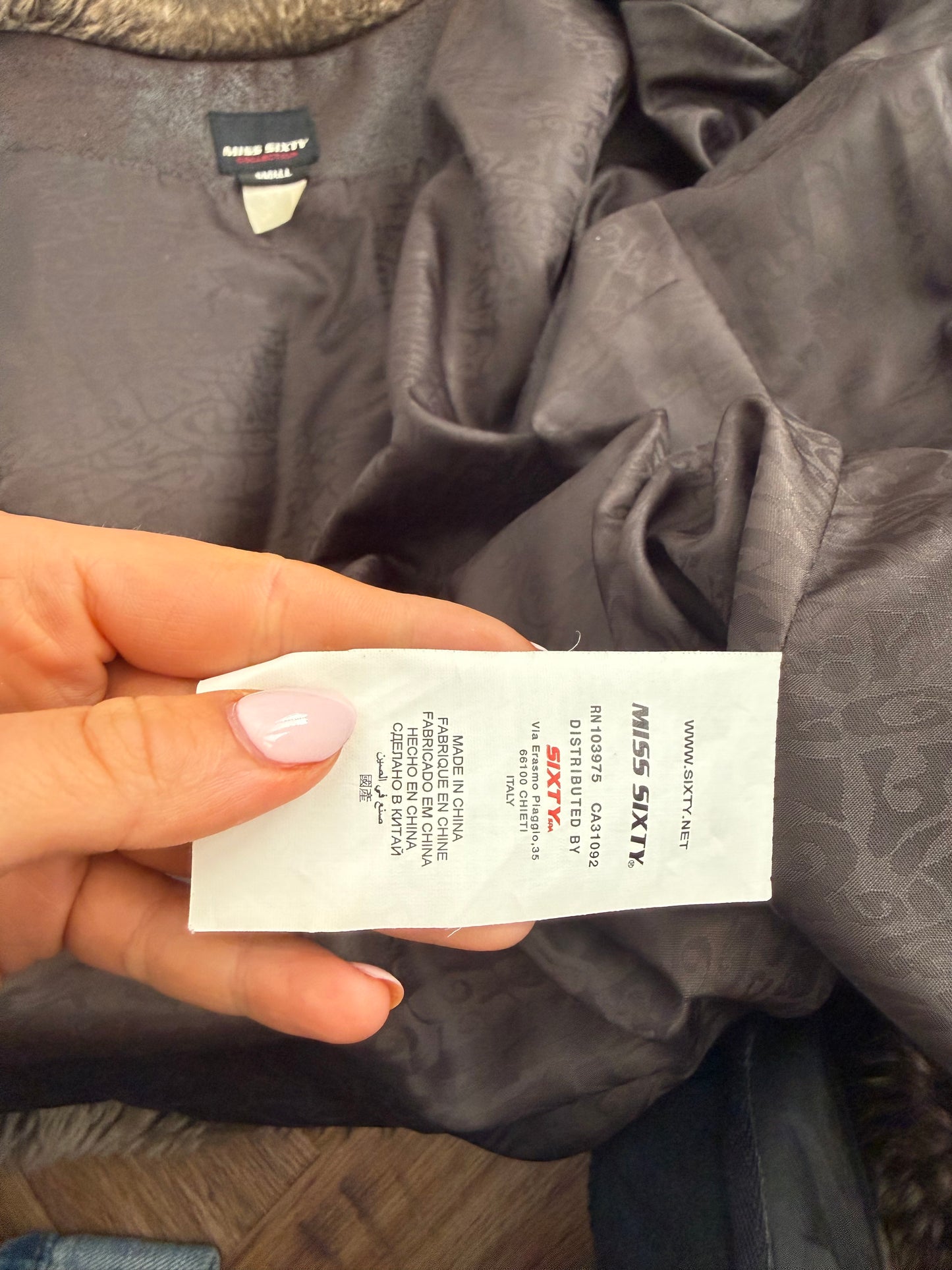 Miss Sixty Faux Fur Jacket (S)