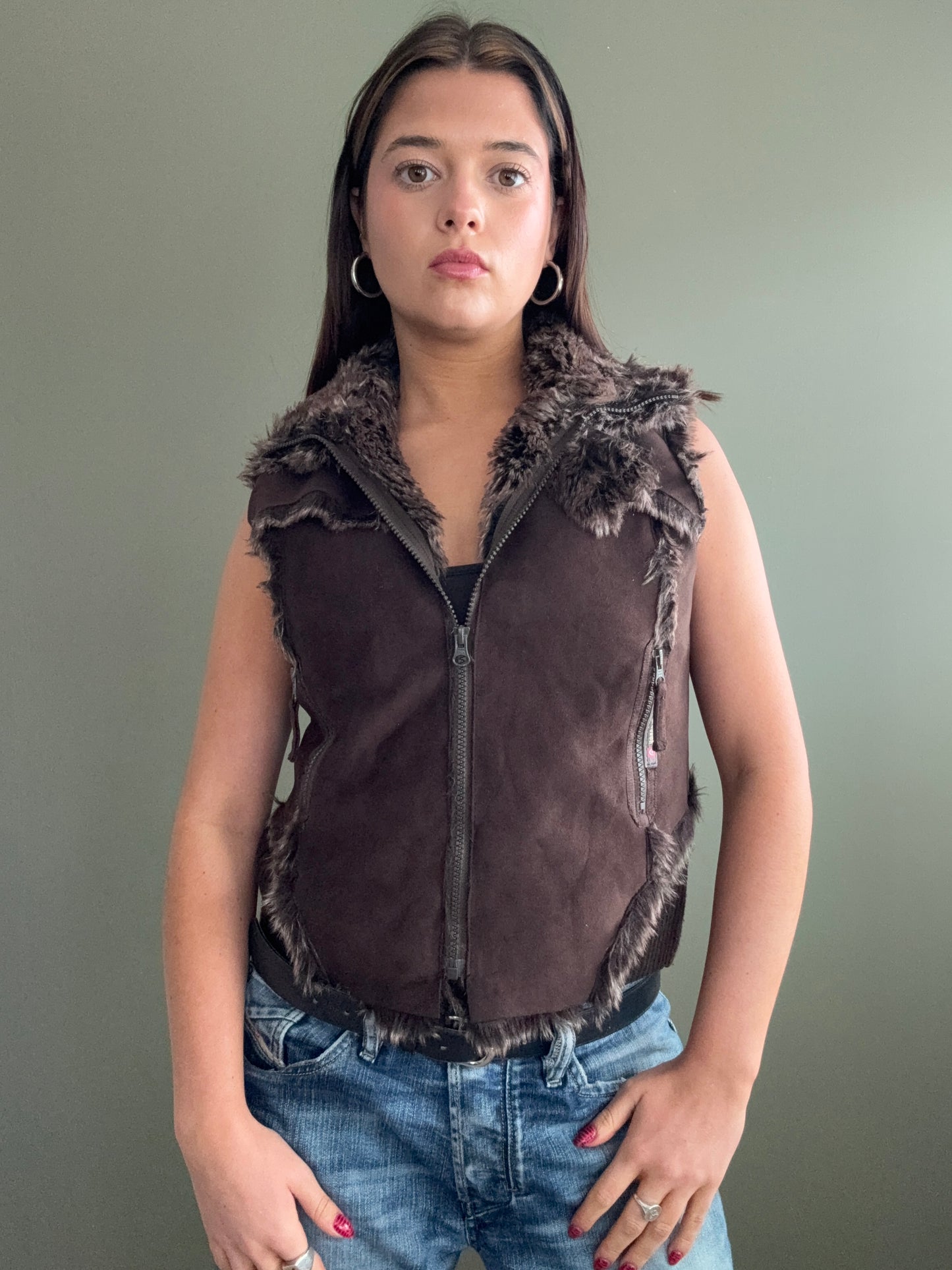 Faux Fur Gilet (S)