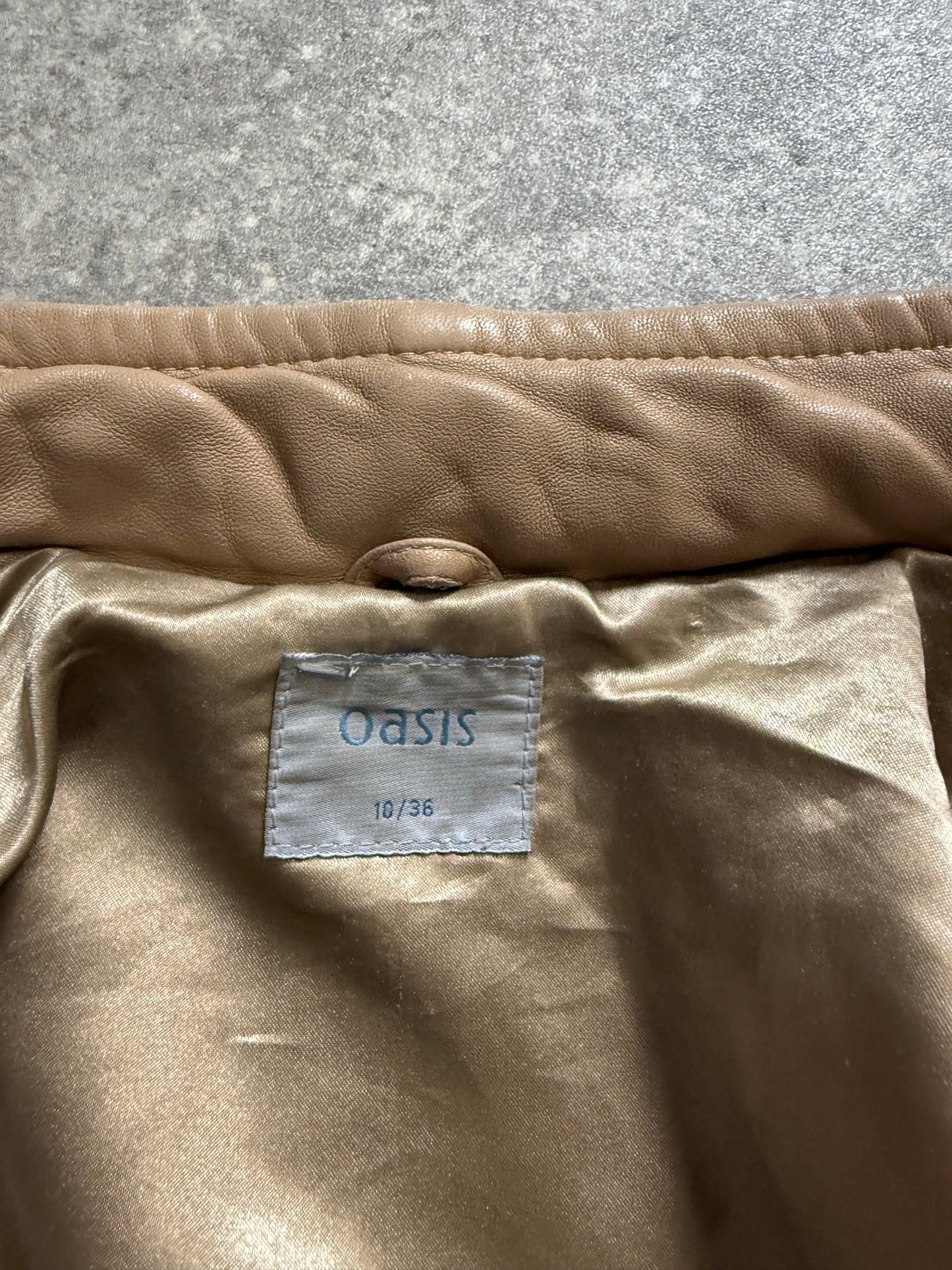 Leather Buckle Jacket (UK10)