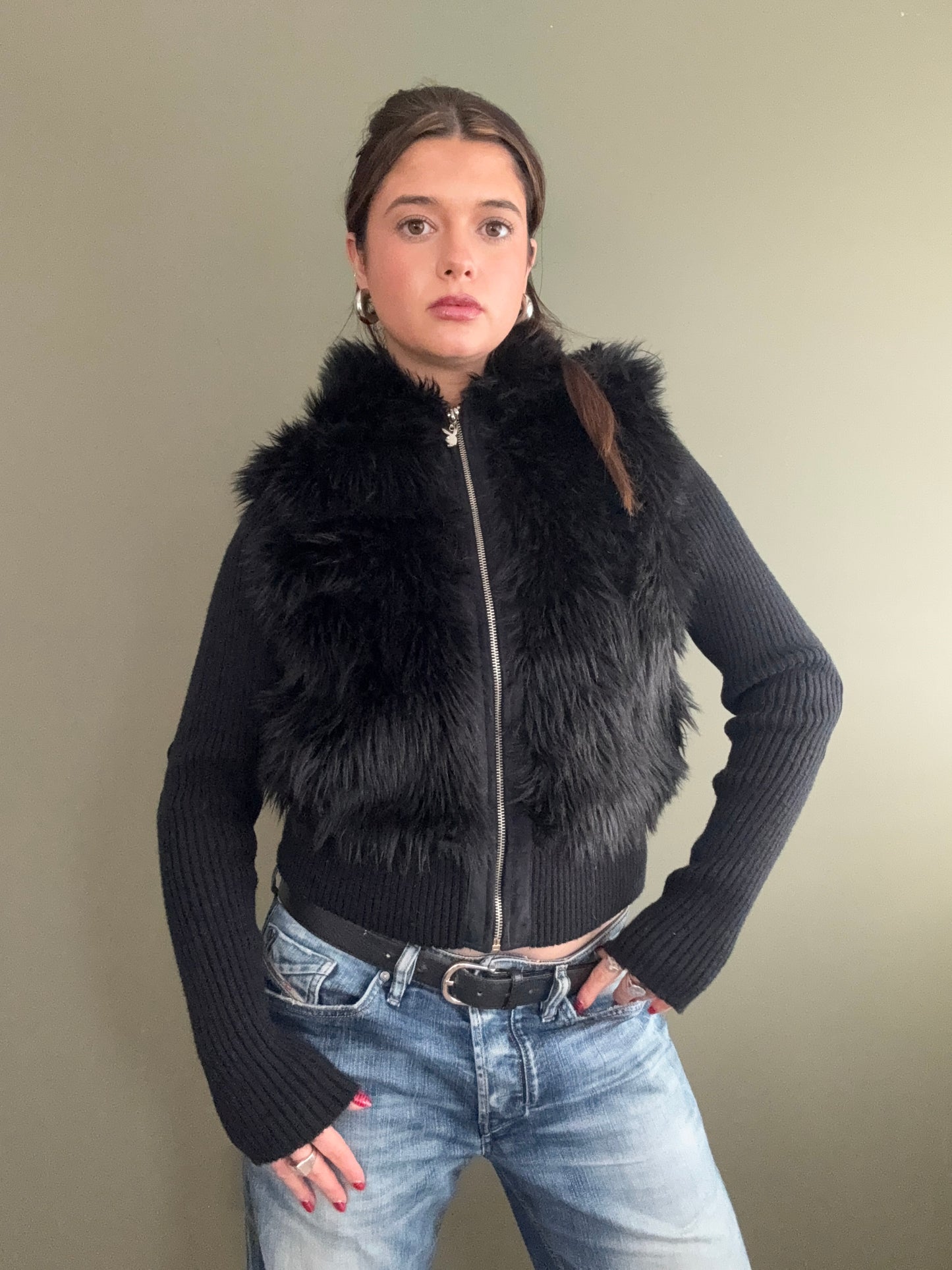 Playboy Faux Fur Jumper (UK10)