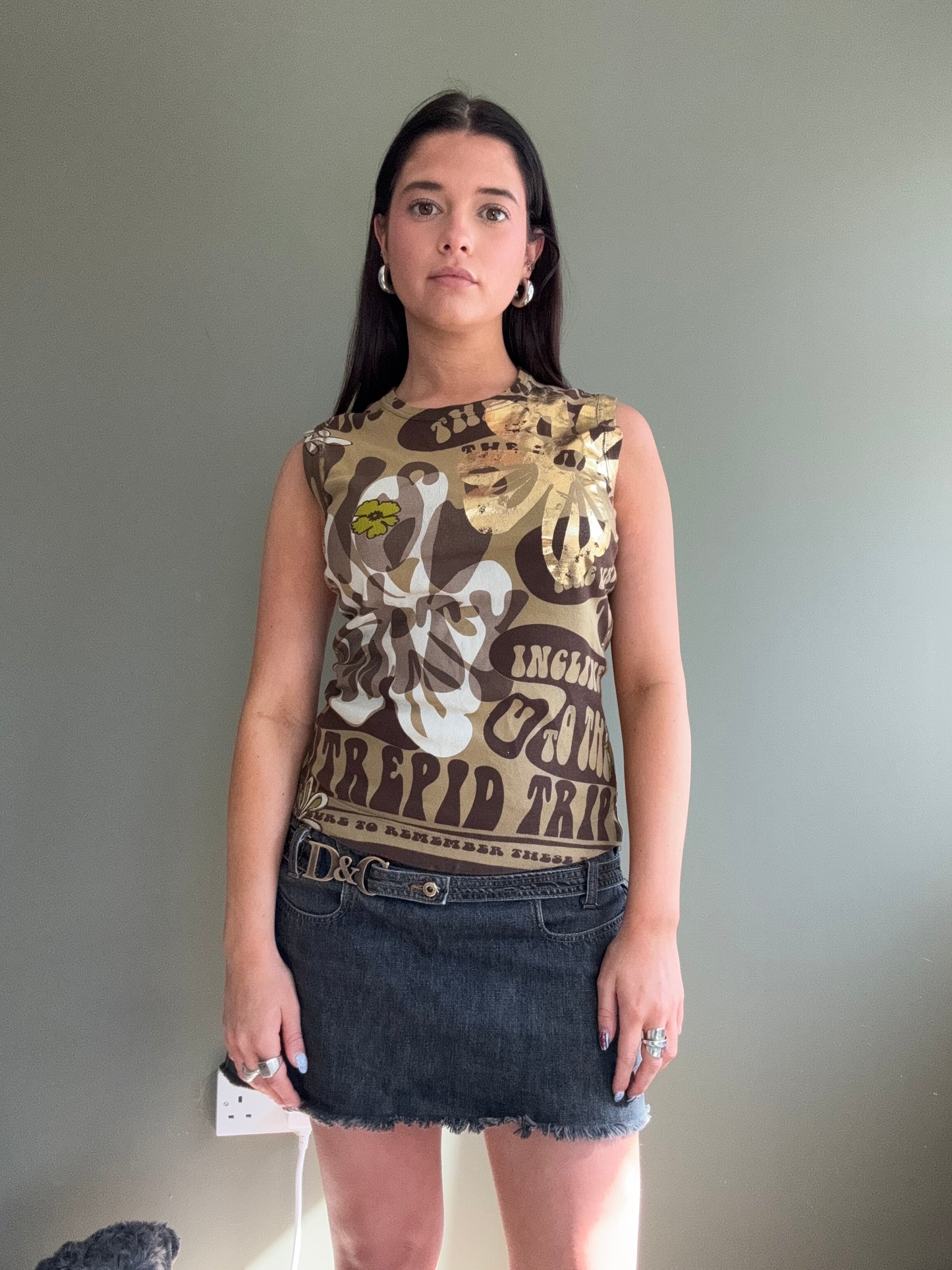 Miss Sixty Printed Top (S)