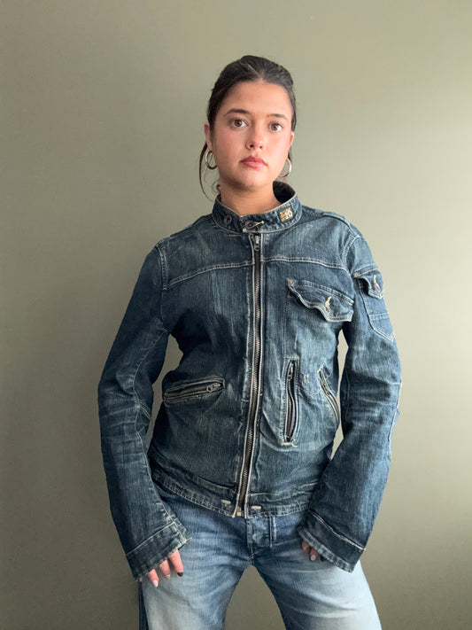 G-Star Denim Biker Jacket (L)
