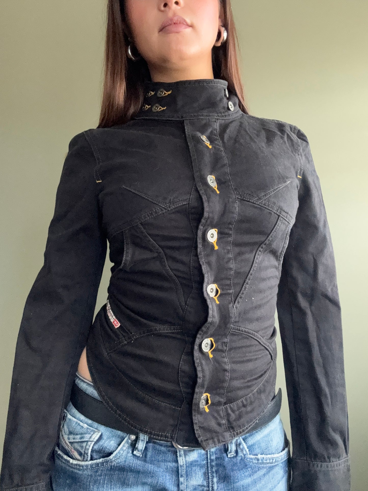 Black Diesel Corset Jacket (M)