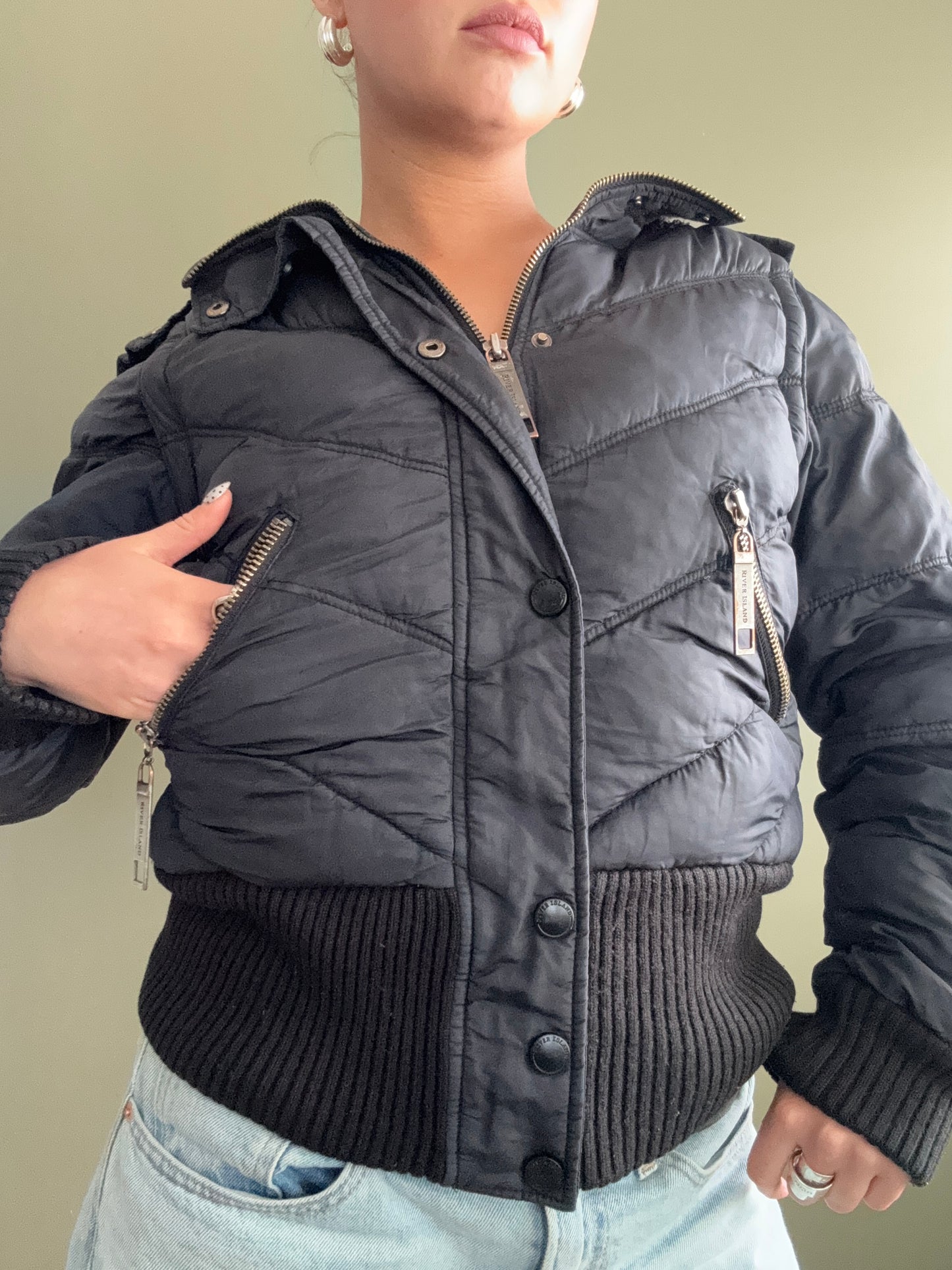 Y2K Puffer Jacket (UK10)