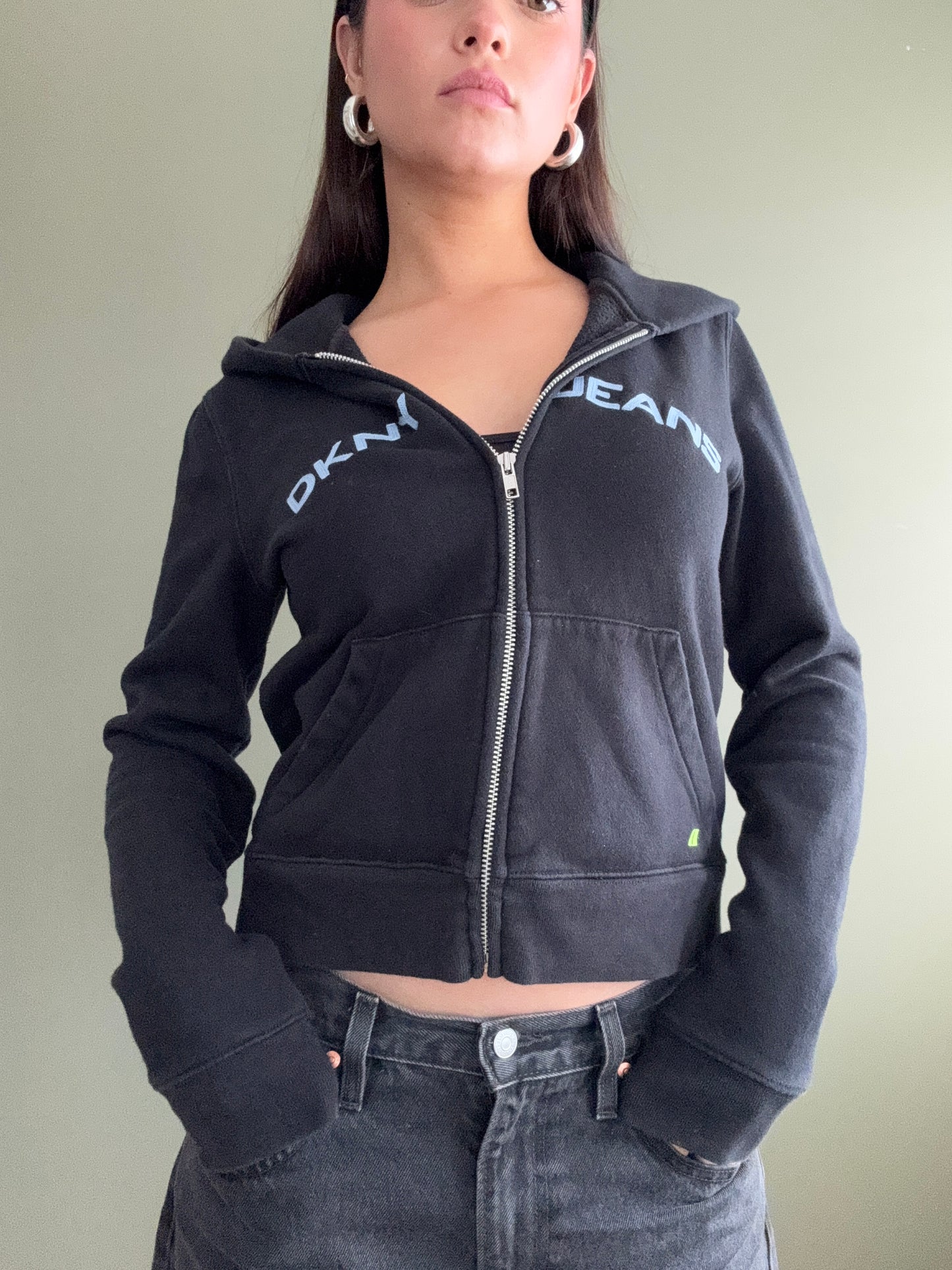 DKNY Zip Hoodie (M)