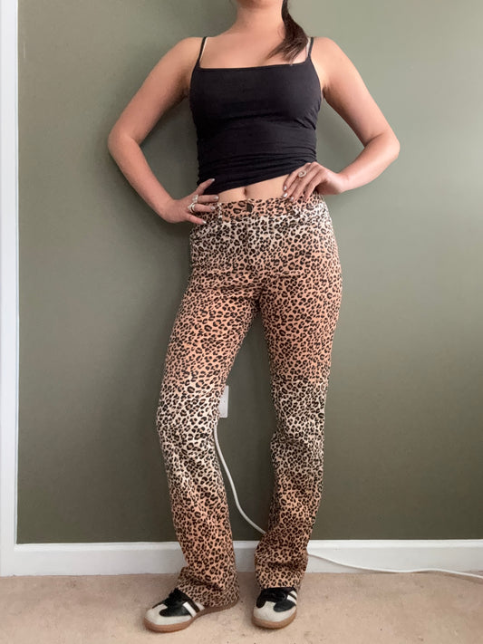 Morgan De Toi Leopard Trousers (S)