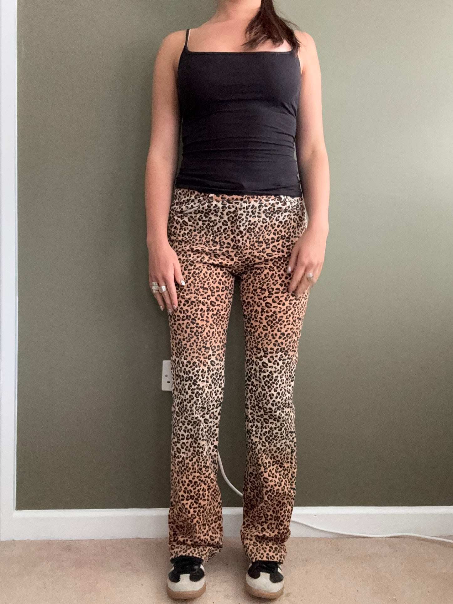 Morgan De Toi Leopard Trousers (S)