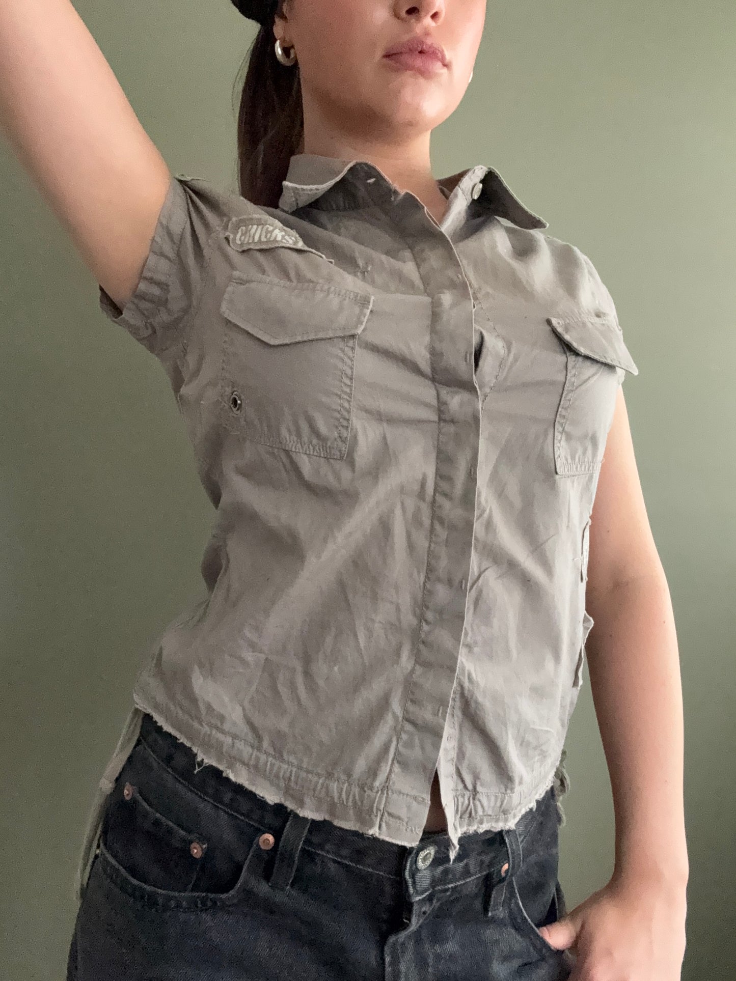 Y2K Cargo Shirt (M)