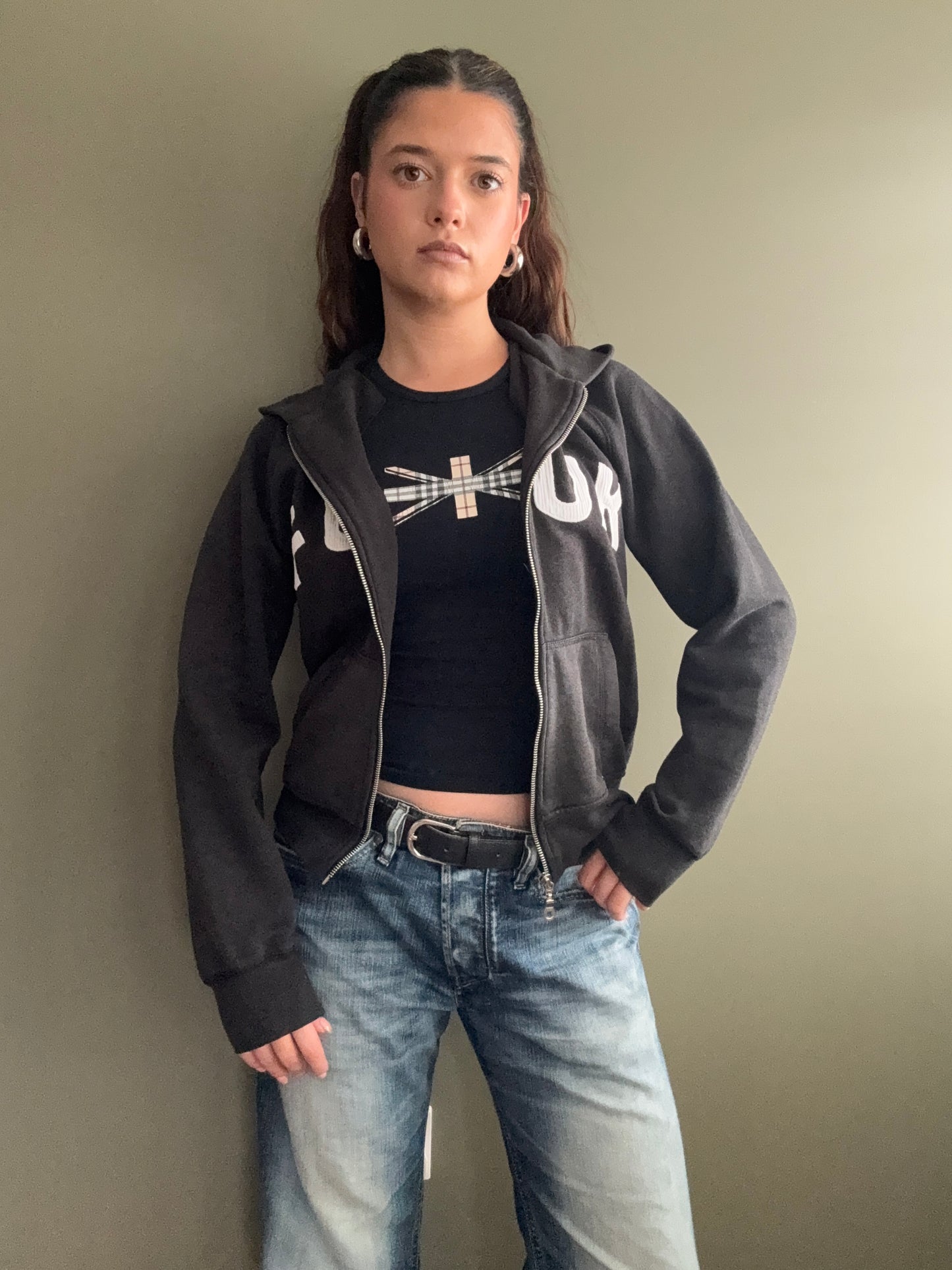 French Connection Zip Hoodie (M)