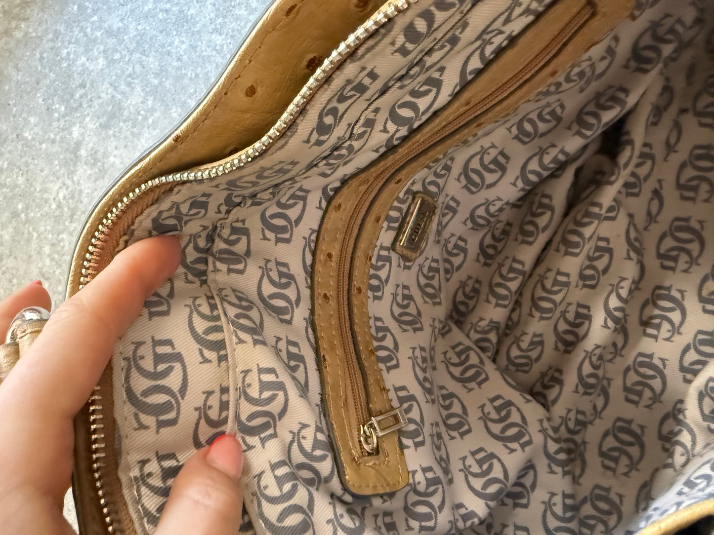 Guess Tan Shoulder Bag