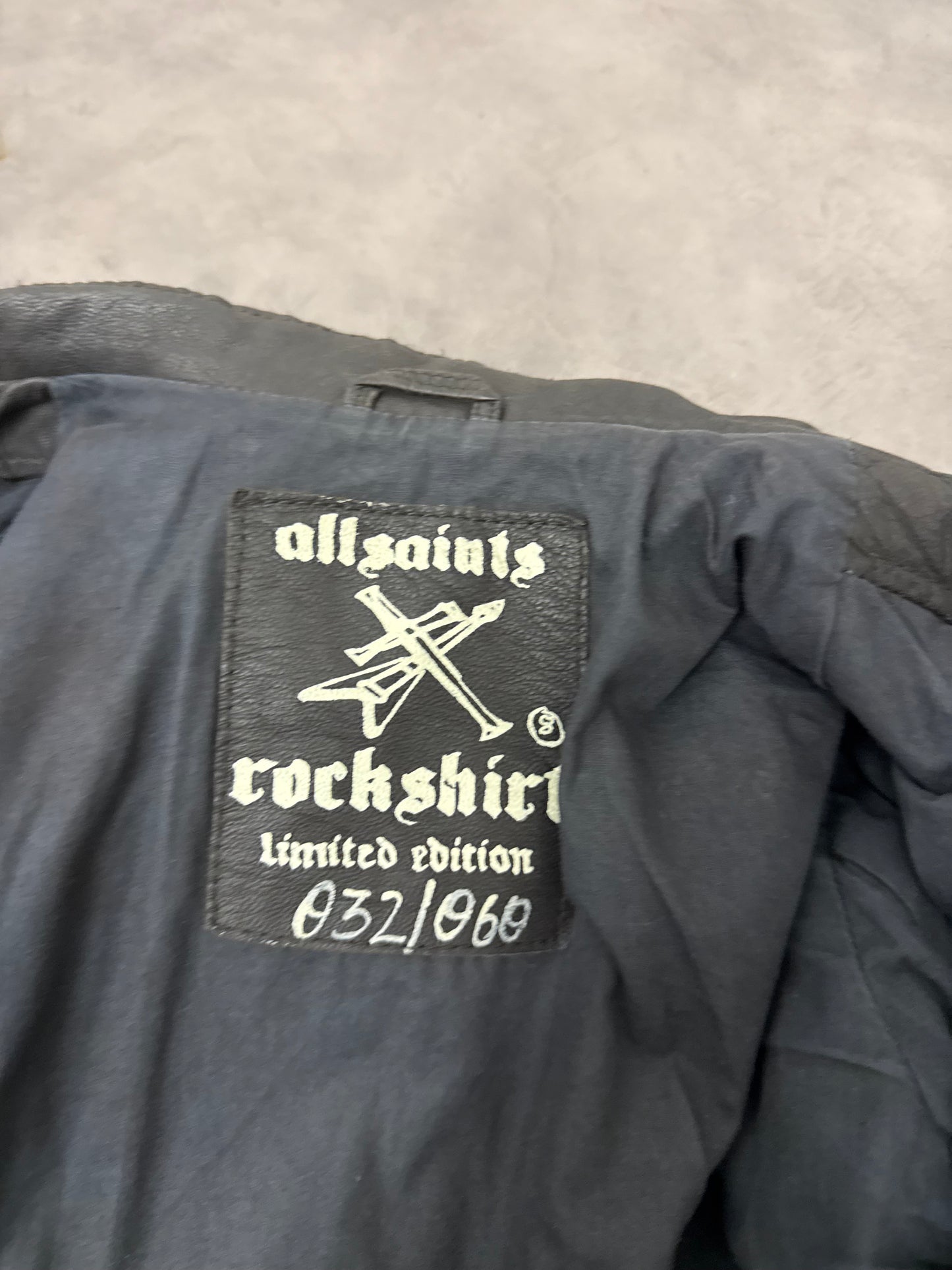 Allsaints Leather Studded Jacket (UK8)