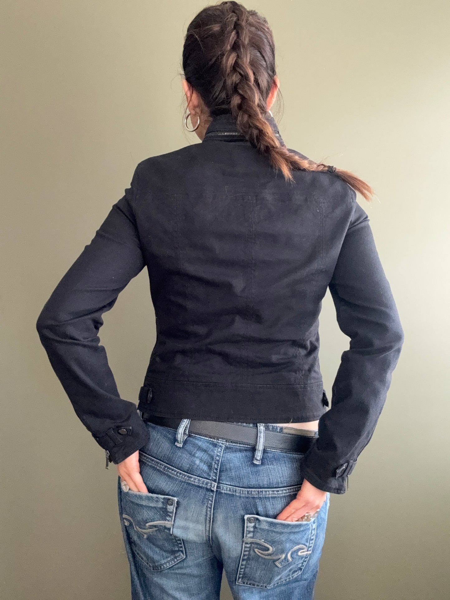 Black Buckle Jacket (UK12)