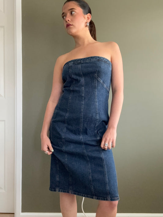 Karen Millen Denim Dress (UK14)