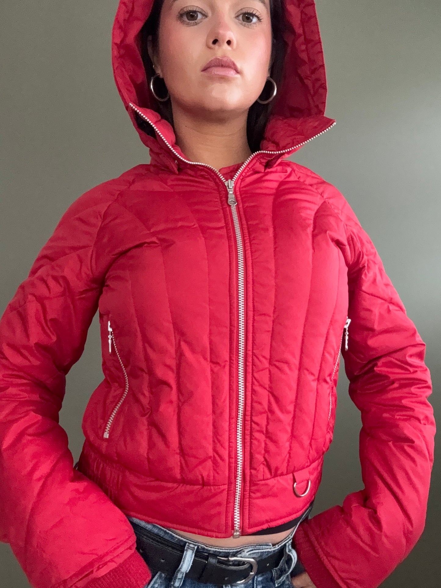 Red Puffer Jacket (S)