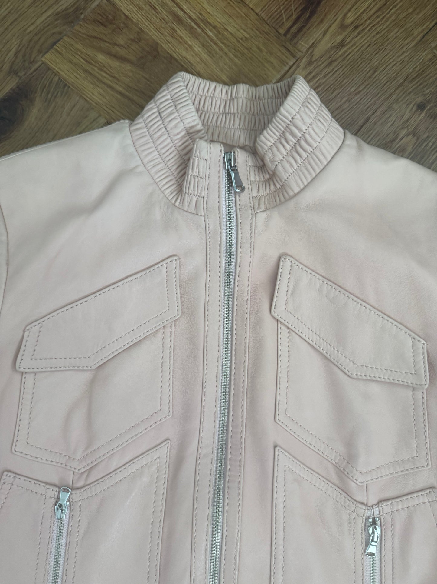 DKNY Leather Jacket (S)