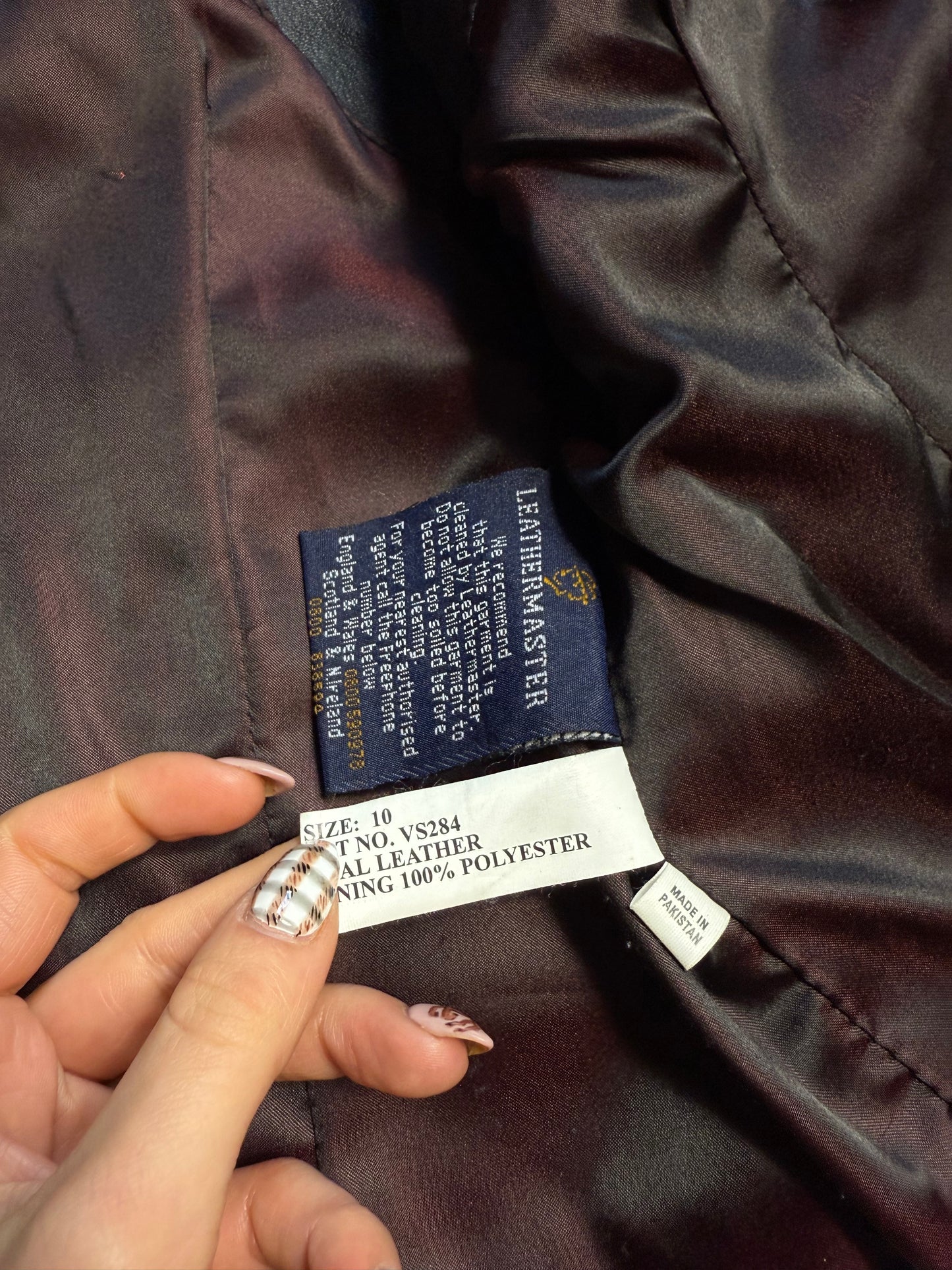 Leather Waistcoat (UK10)