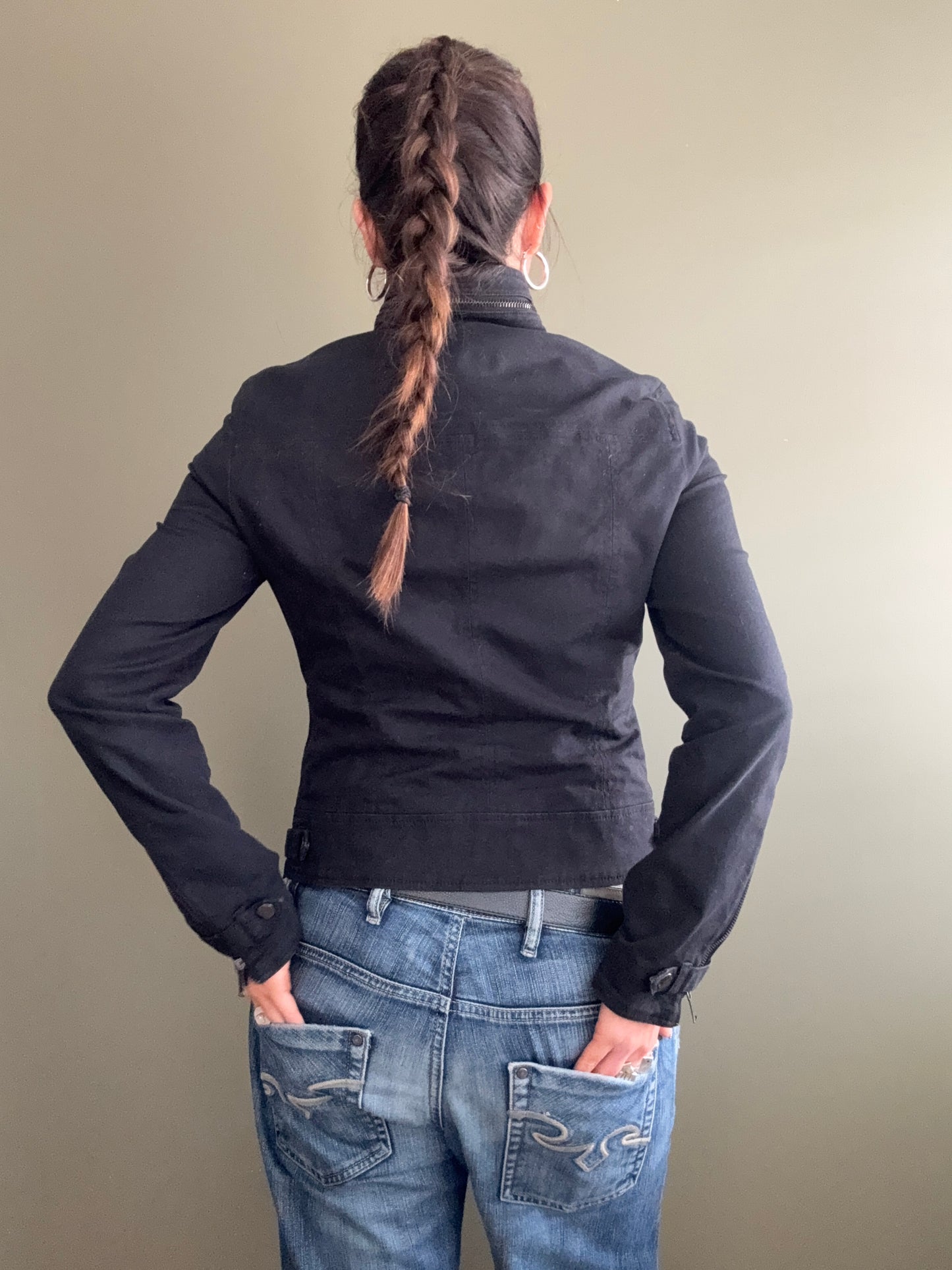 Black Buckle Jacket (UK12)