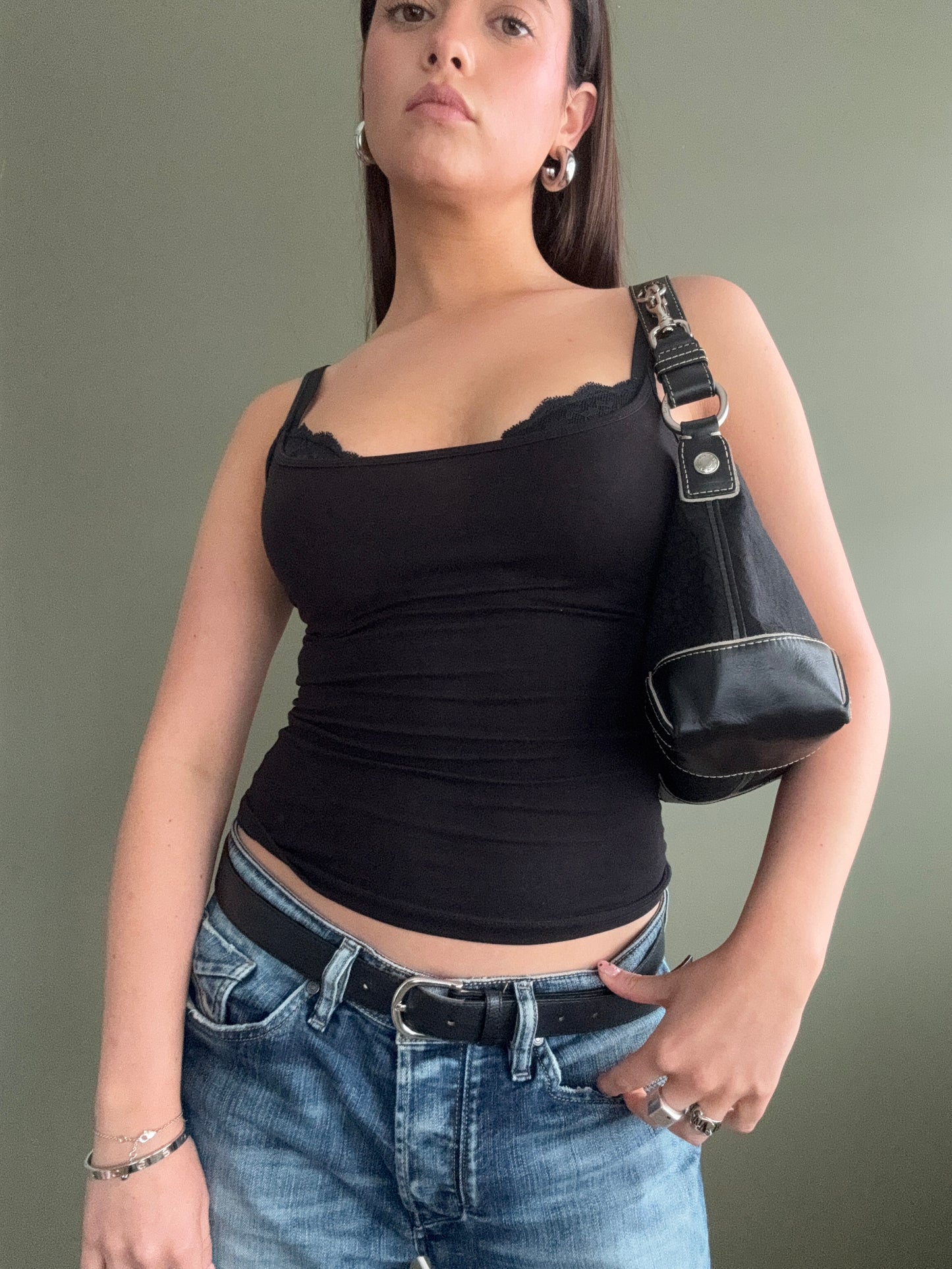 DKNY Monogram Shoulder Bag