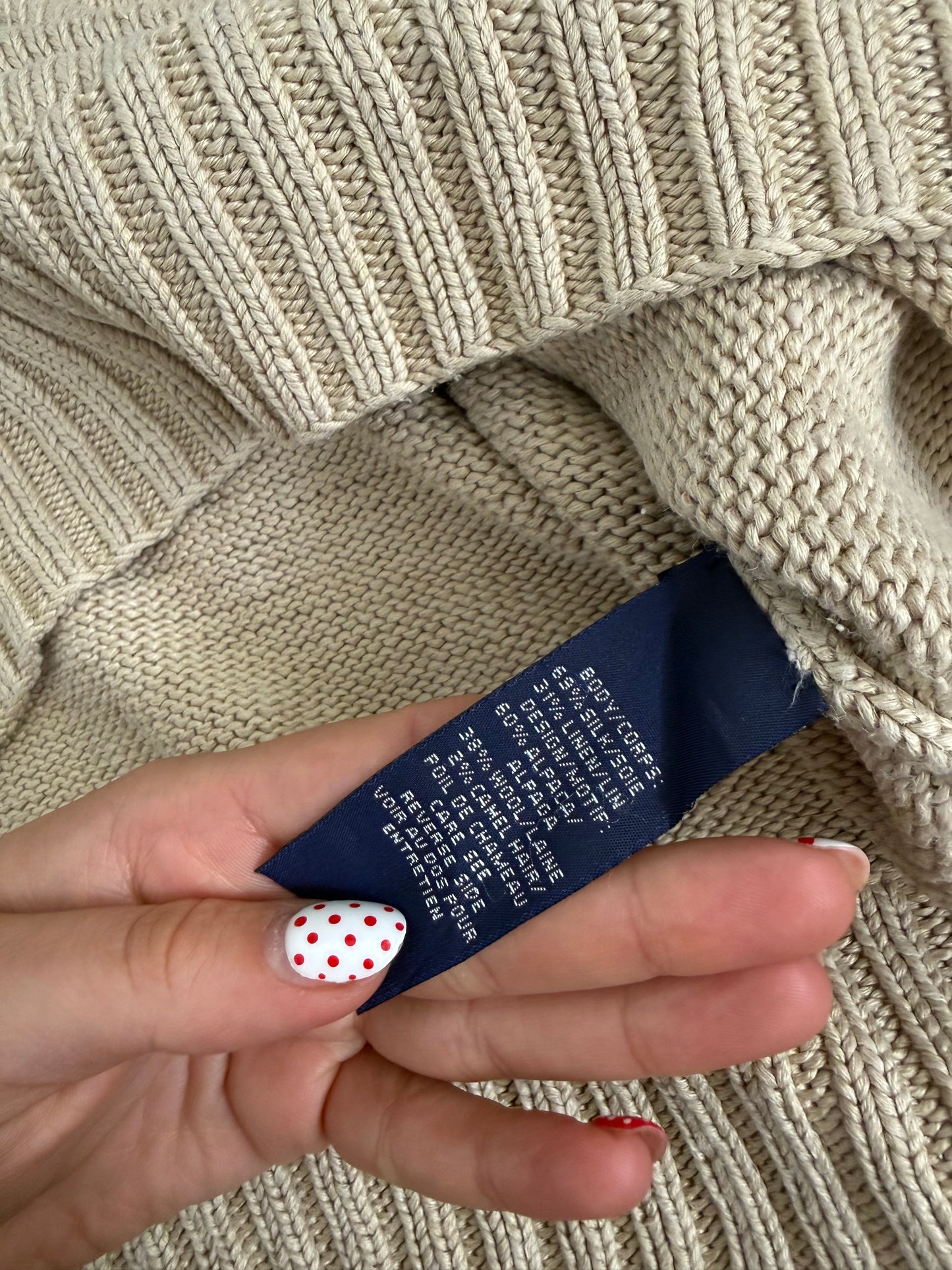 Ralph Lauren Knit Dog Top (M)