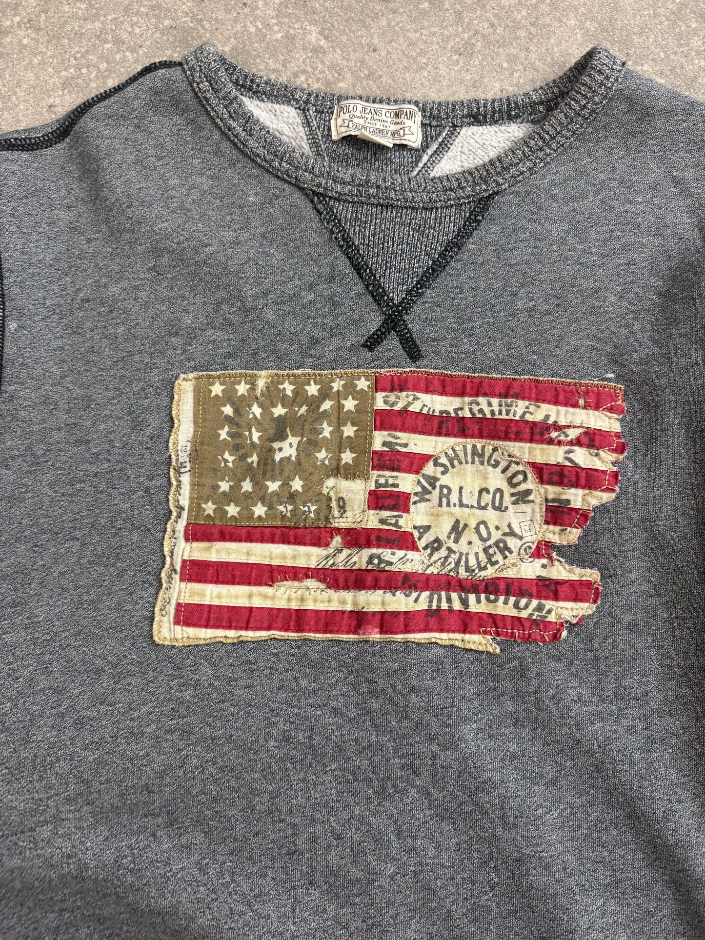 Ralph Lauren Flag Sweatshirt (M)