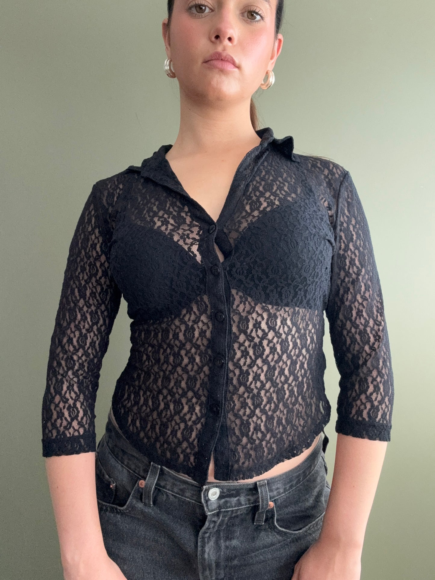 Guess Lace Top (M)