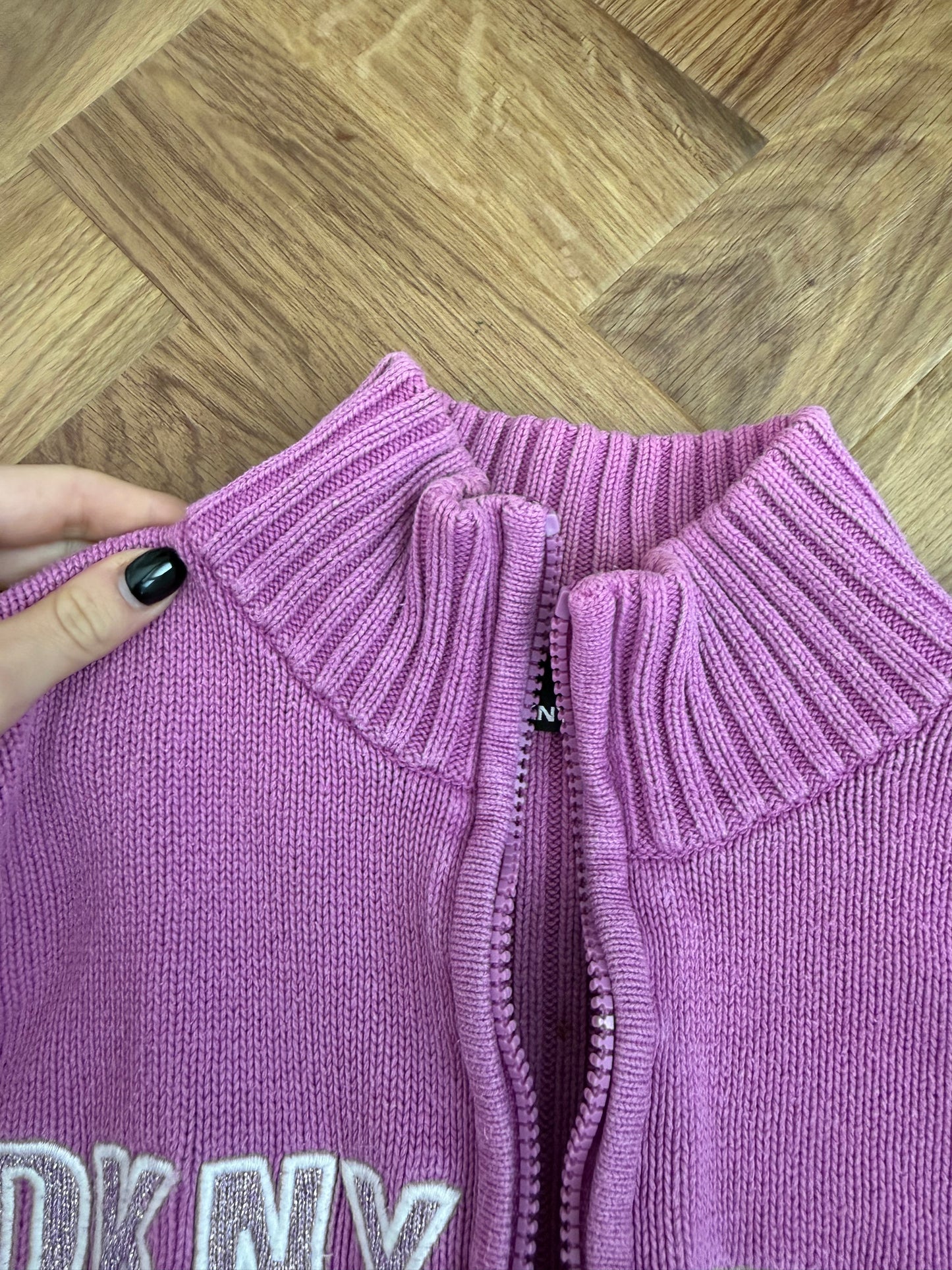 DKNY 1/4 Zip Knit Jumper (S)