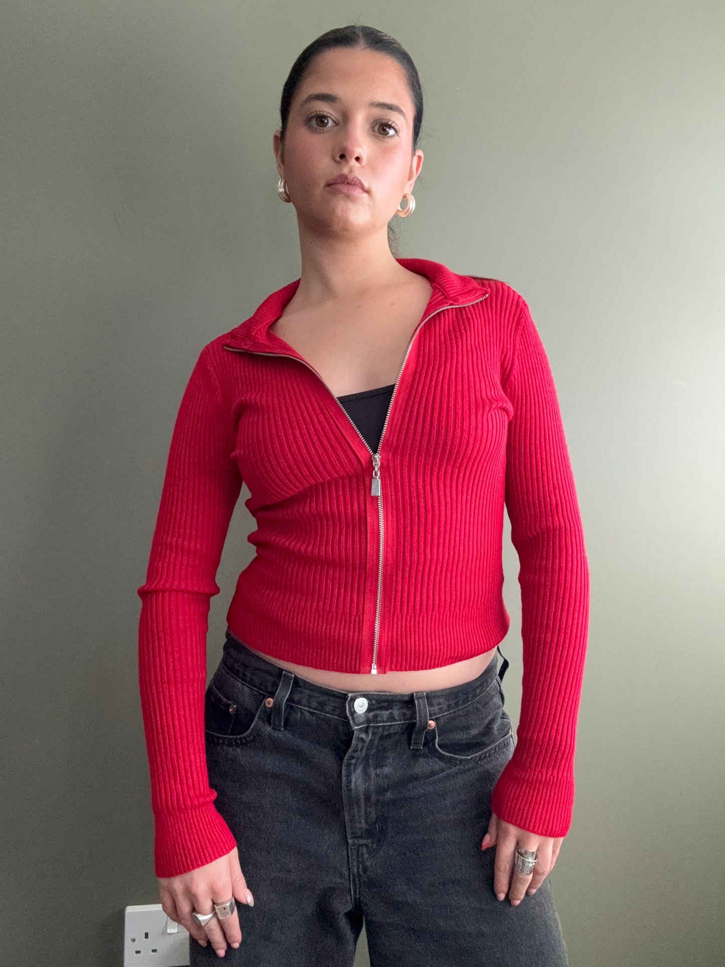 Jane Norman Zip Jumper (UK10)