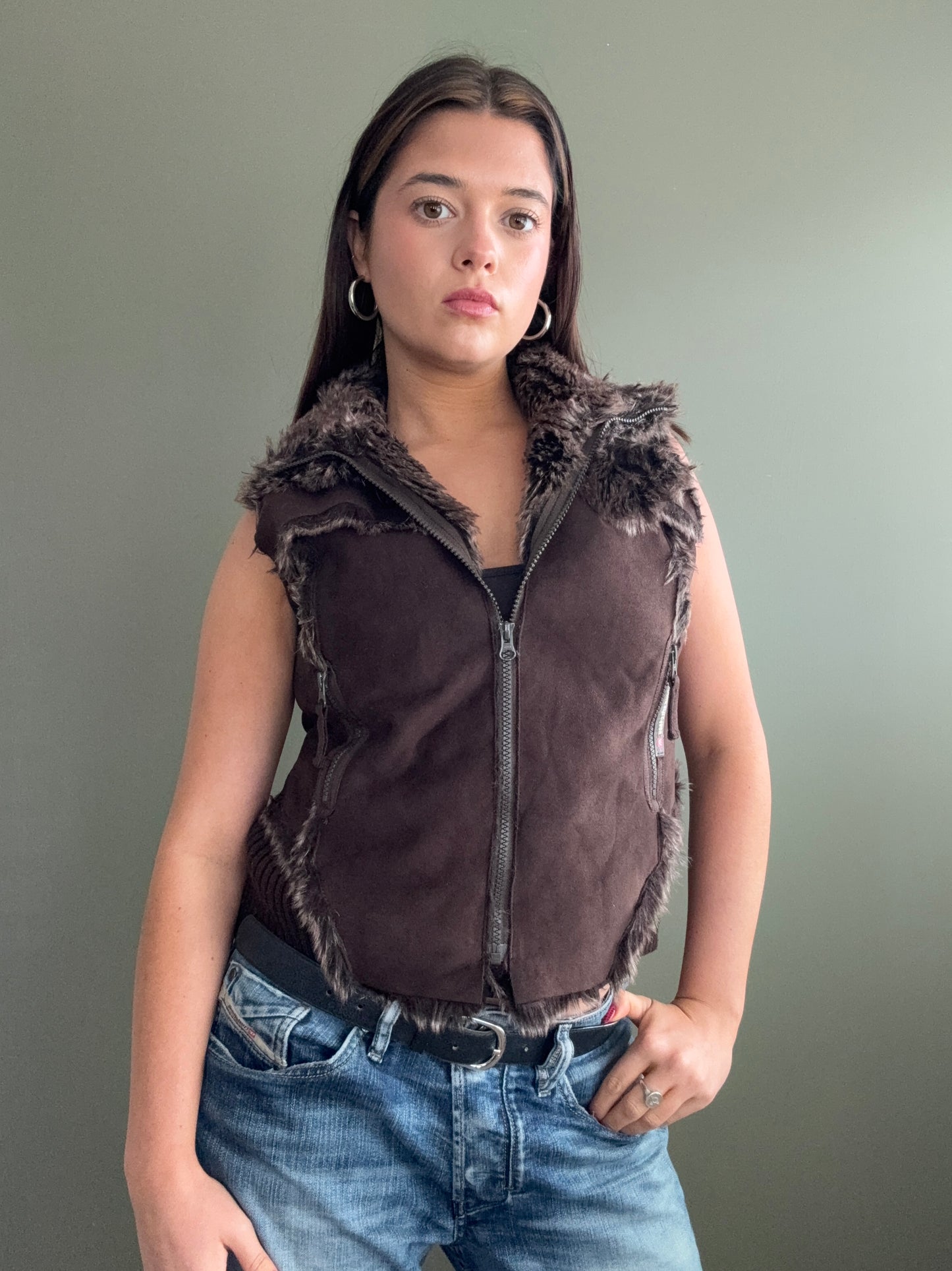 Faux Fur Gilet (S)