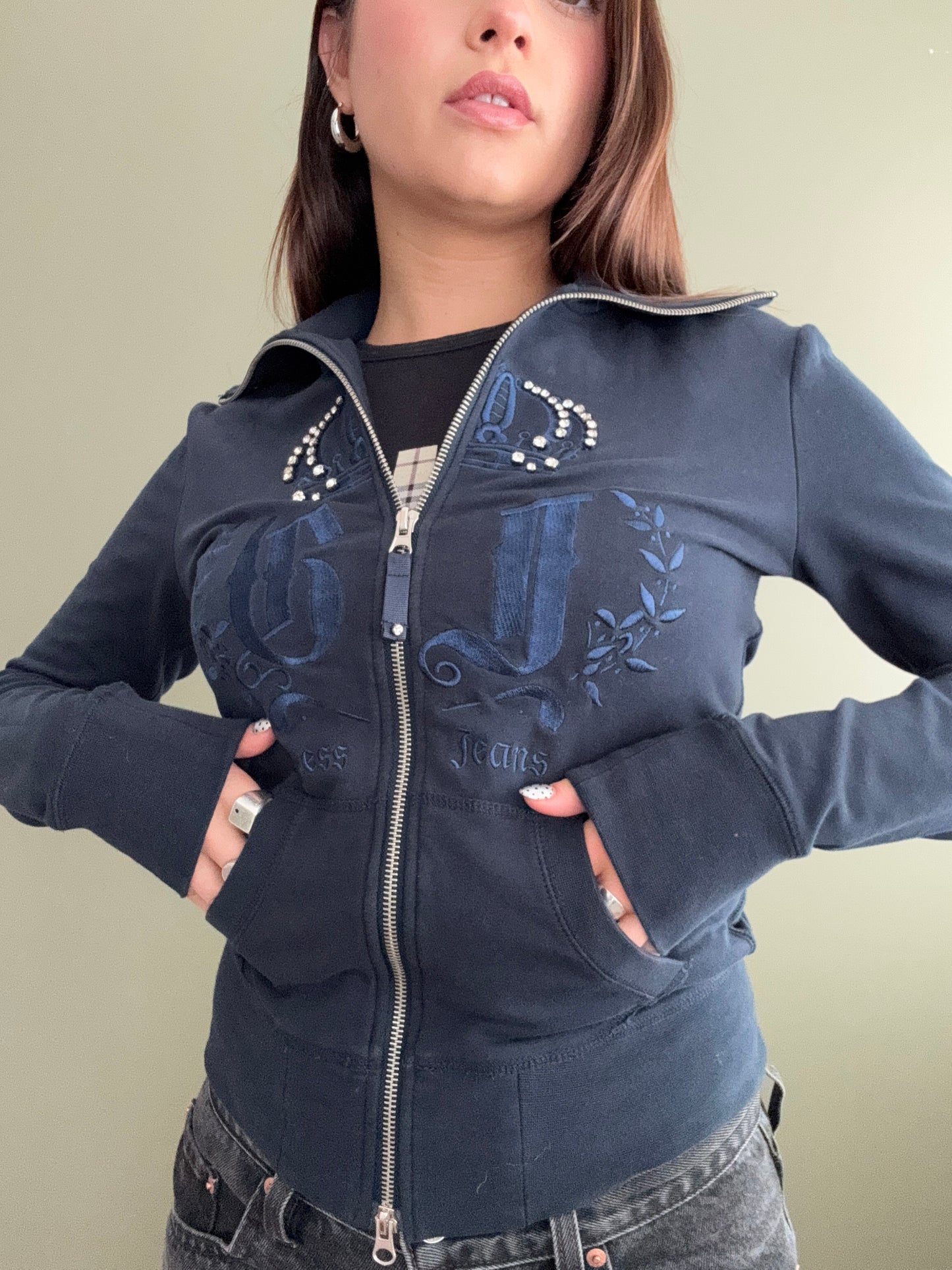 Guess Double Zip Jumper (S)