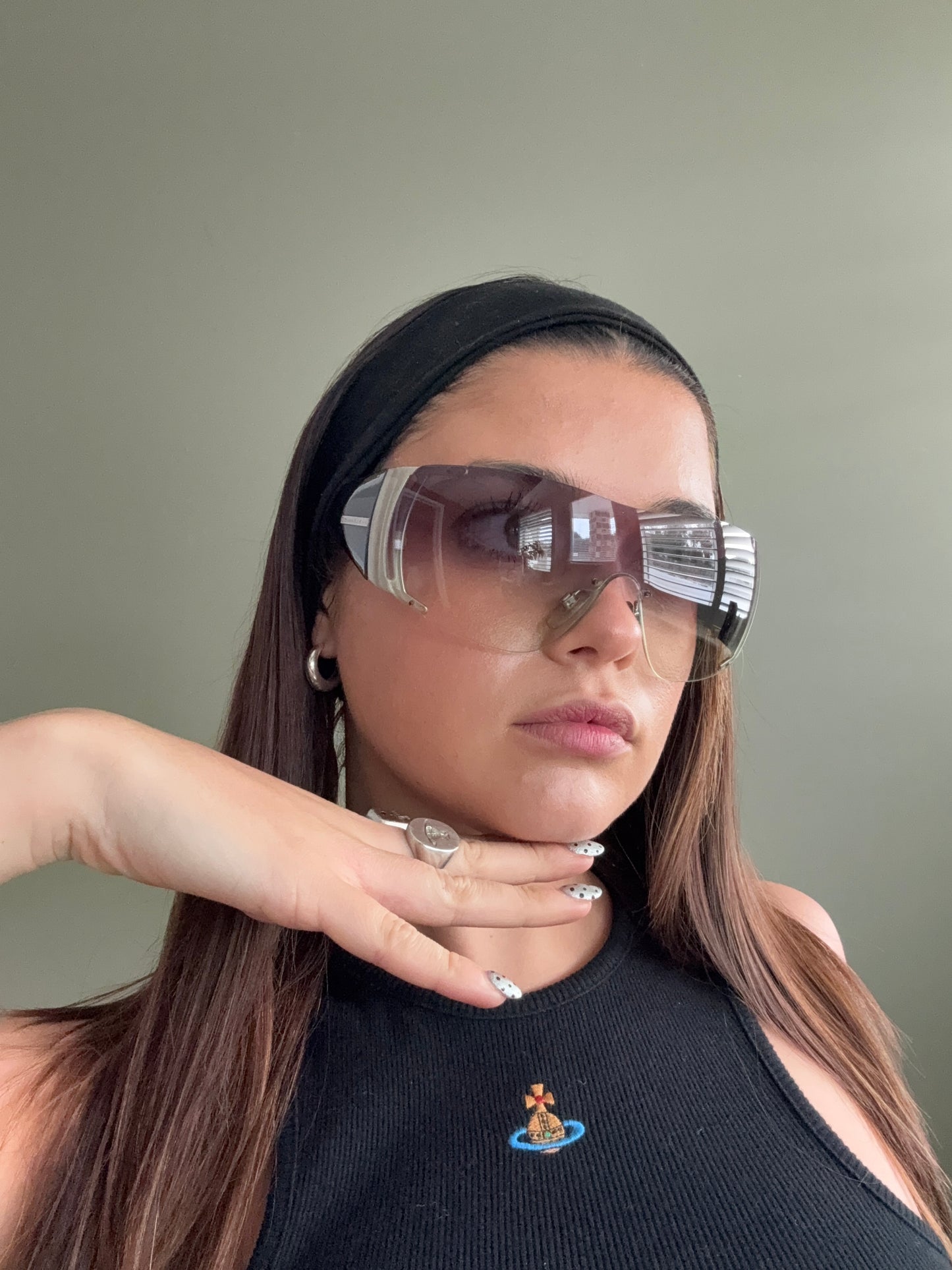 DKNY Shield Sunglasses