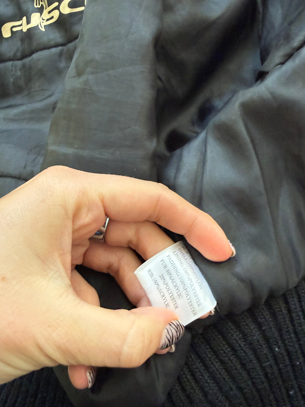 Fitted Y2K Puffer Jacket (UK12)