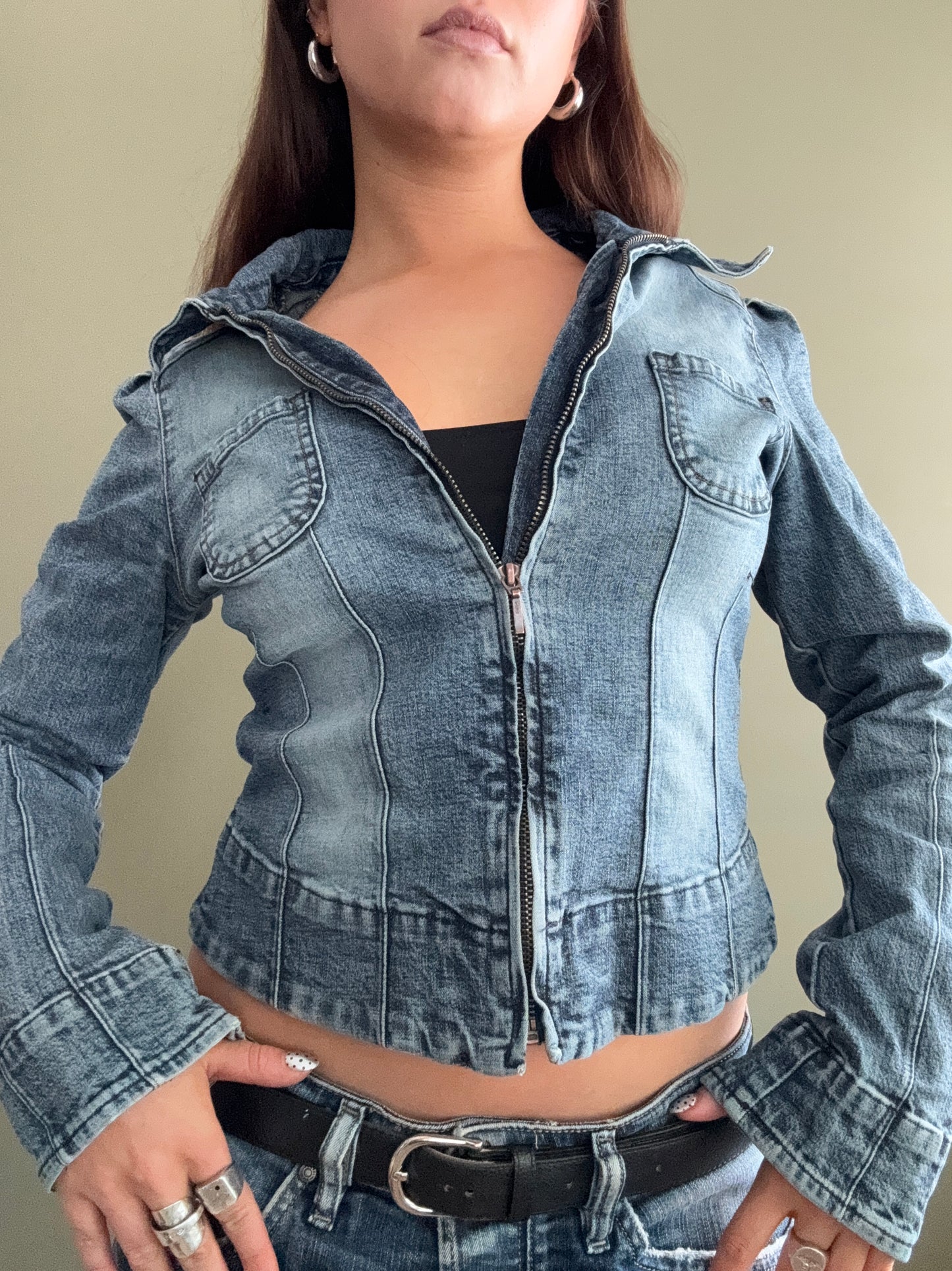 Zip Denim Jacket (UK10)