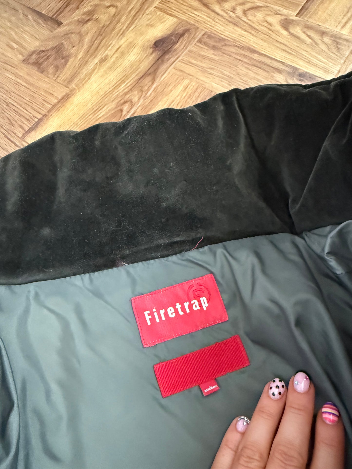 Firetrap Fitted Puffer Jacket (M)
