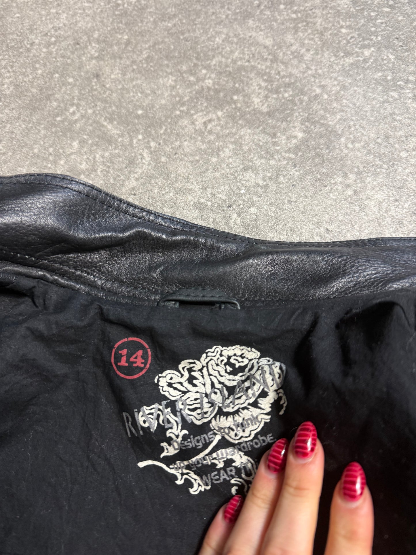 Leather Corset Jacket (UK14)