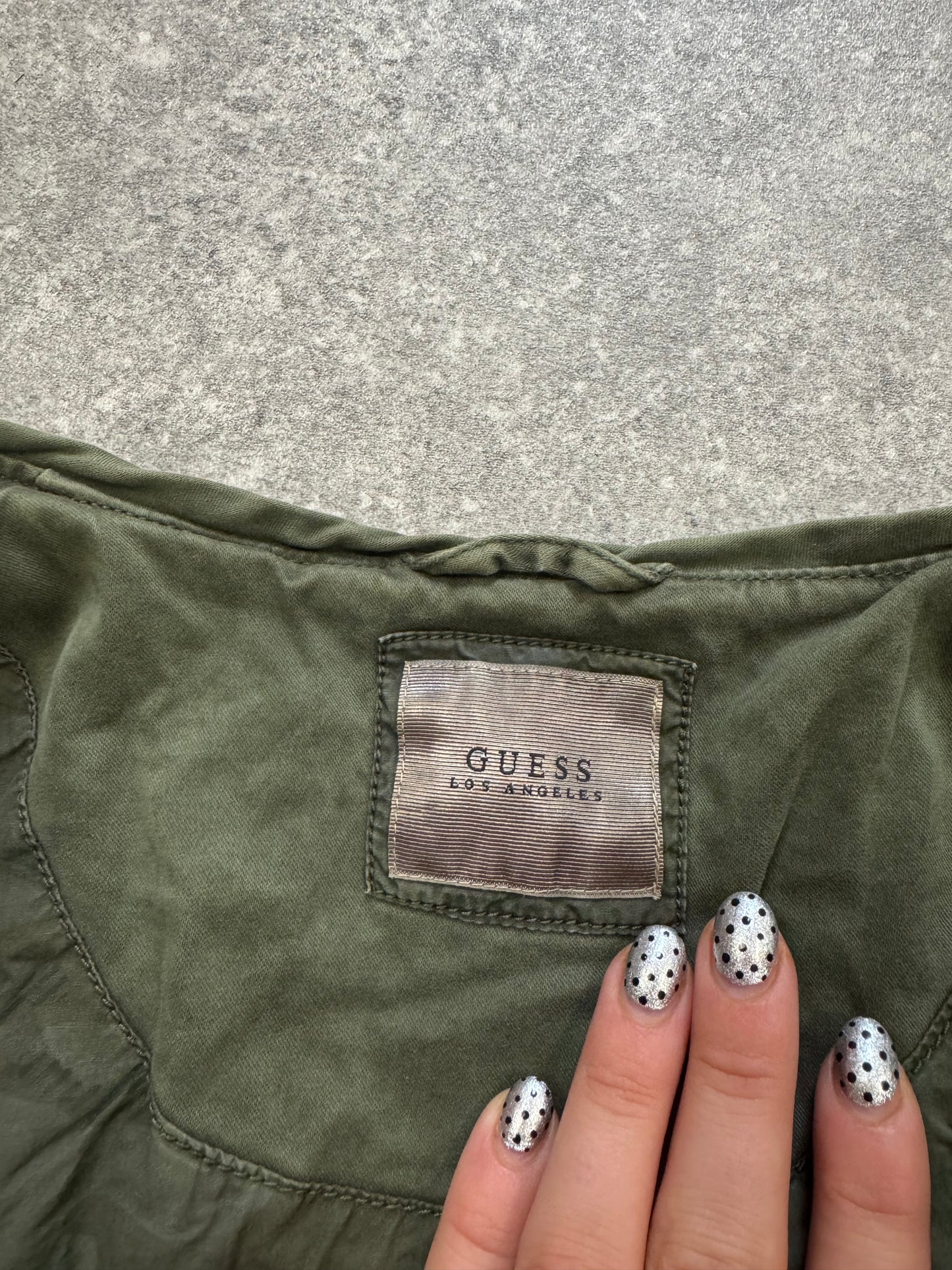 Guess Khaki Fitted Jacket (S)