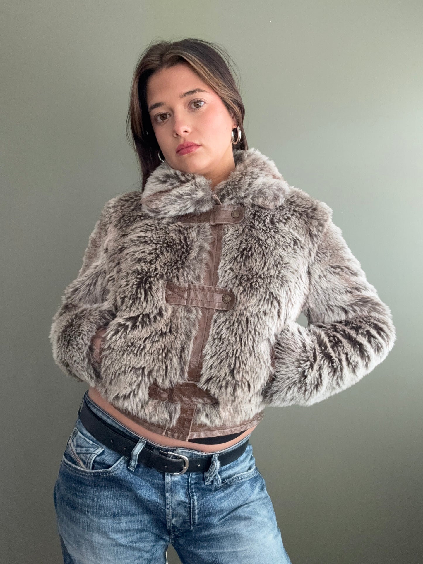 Faux Fur Jacket (UK10)