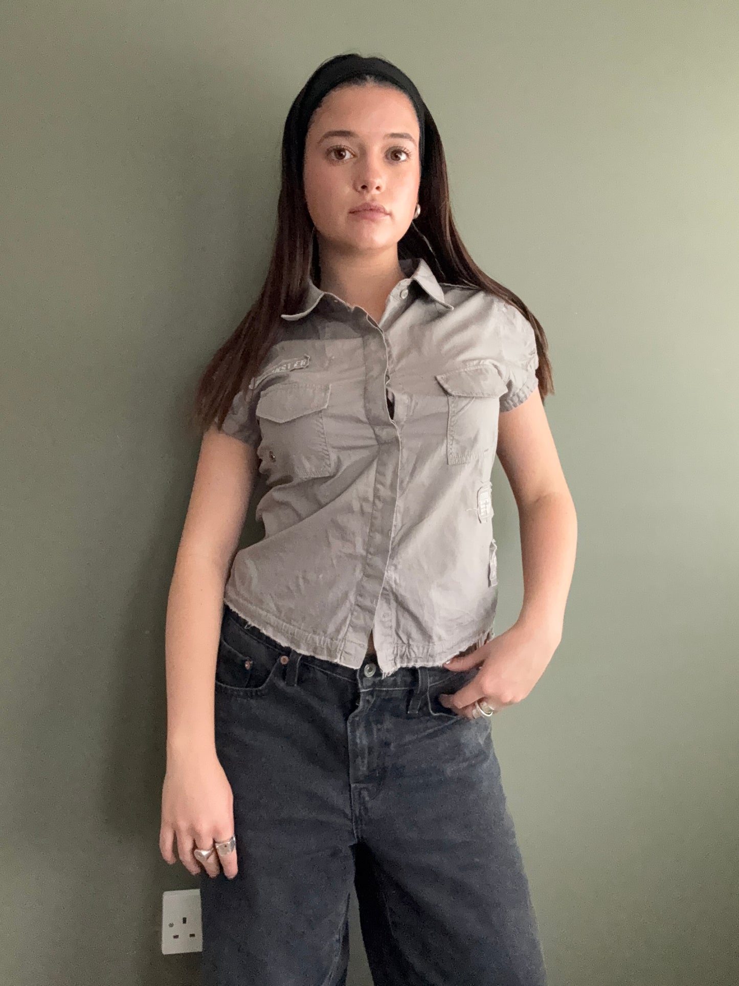 Y2K Cargo Shirt (M)