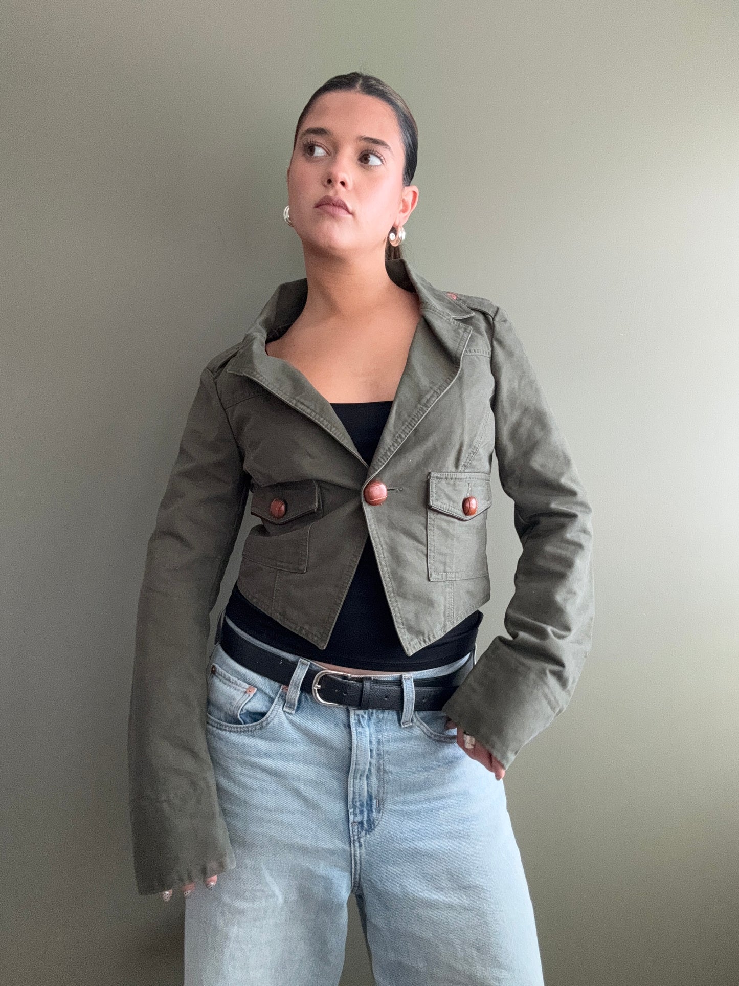 Khaki Diesel Jacket (M)